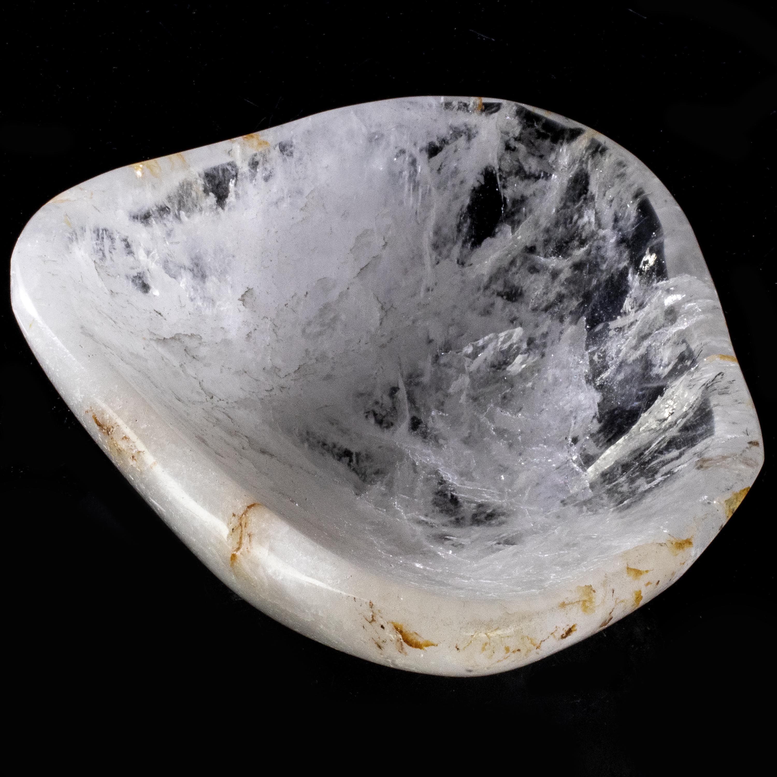 Kalifano Quartz Natural Crystal Quartz Bowl - 860 grams BQ720.001