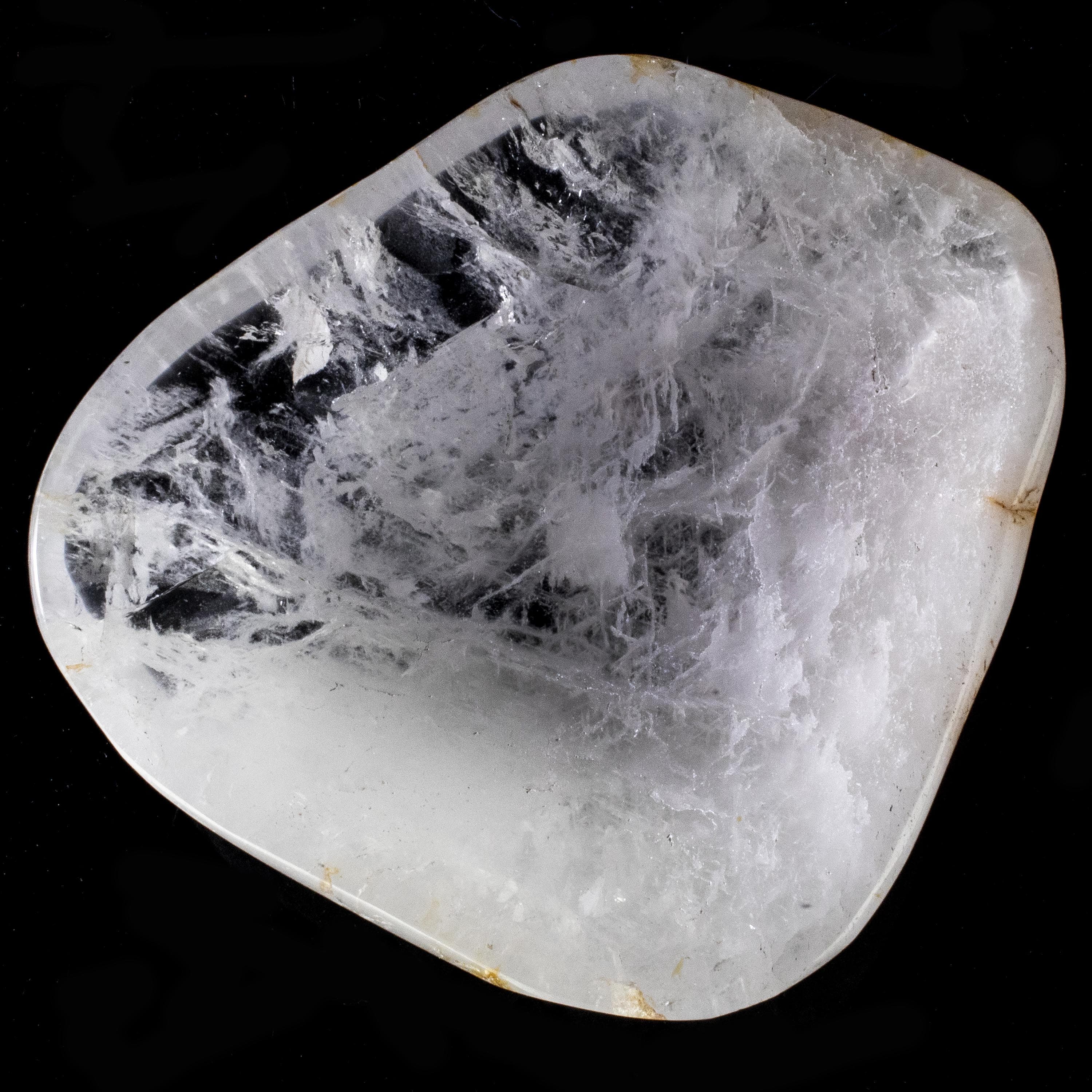 Kalifano Quartz Natural Crystal Quartz Bowl - 860 grams BQ720.001
