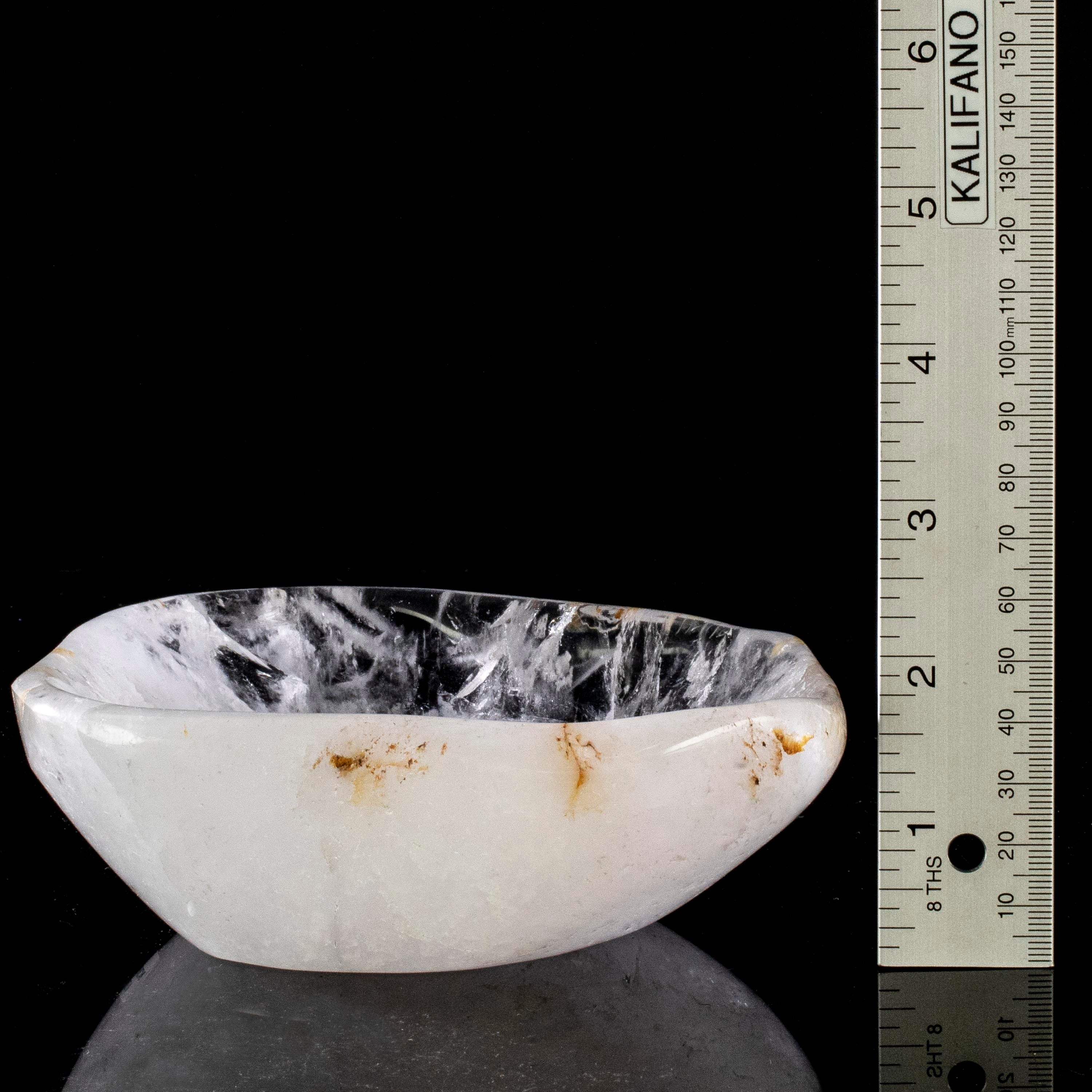 Kalifano Quartz Natural Crystal Quartz Bowl - 860 grams BQ720.001