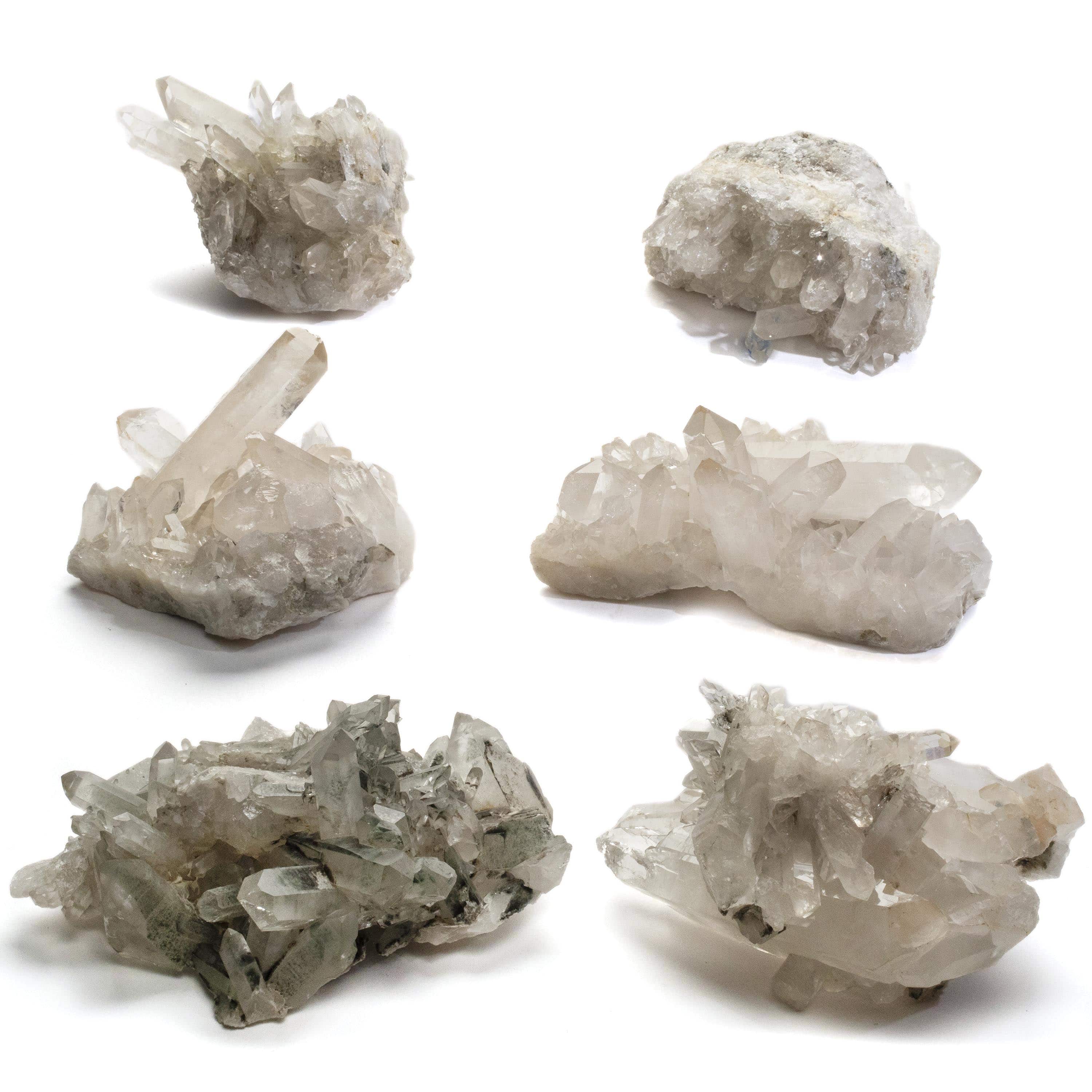 Kalifano Quartz Natural Crystal Quartz Cluster - 1,750 grams QC1200