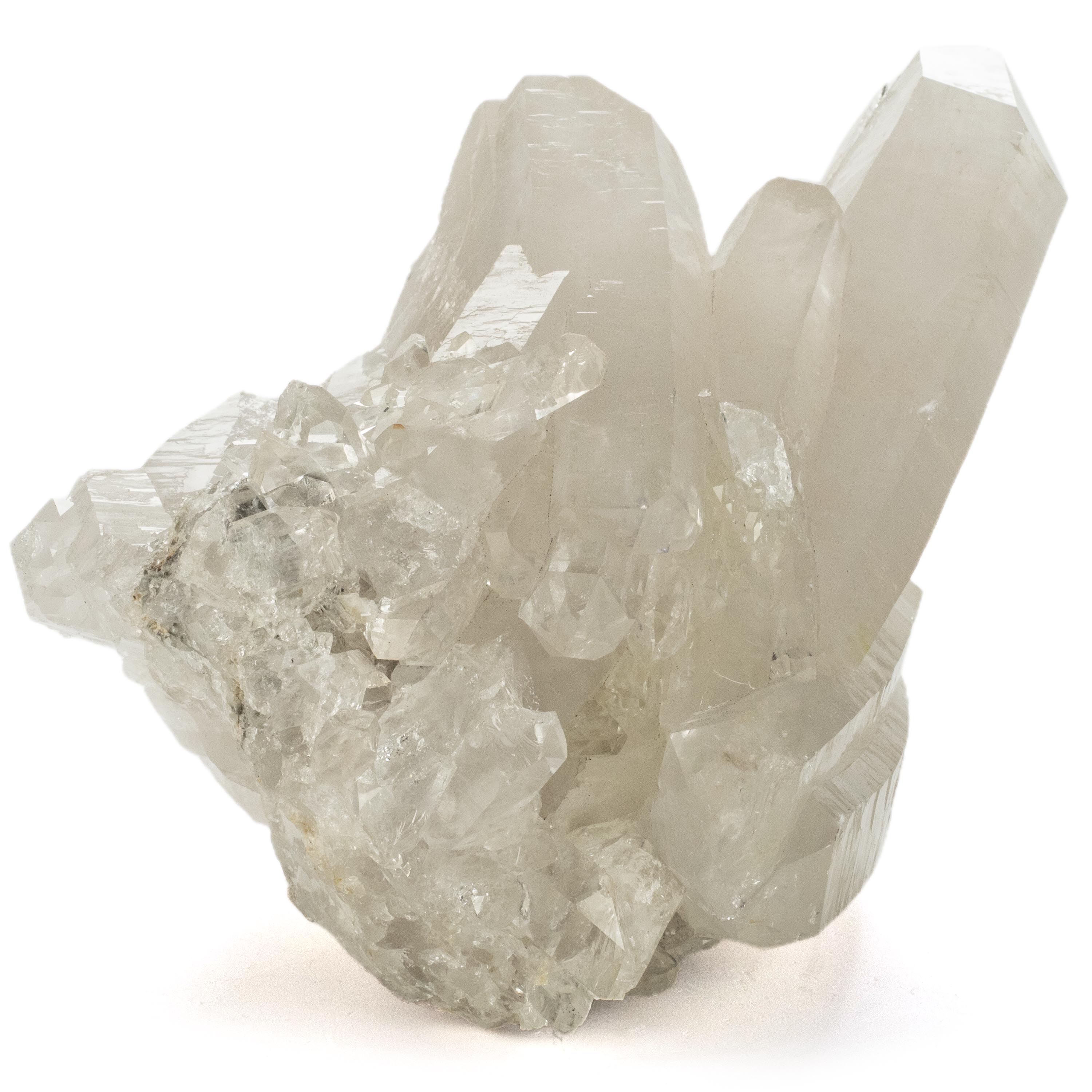 Kalifano Quartz Natural Crystal Quartz Cluster - 10" / 13.7 lbs QC4600.001
