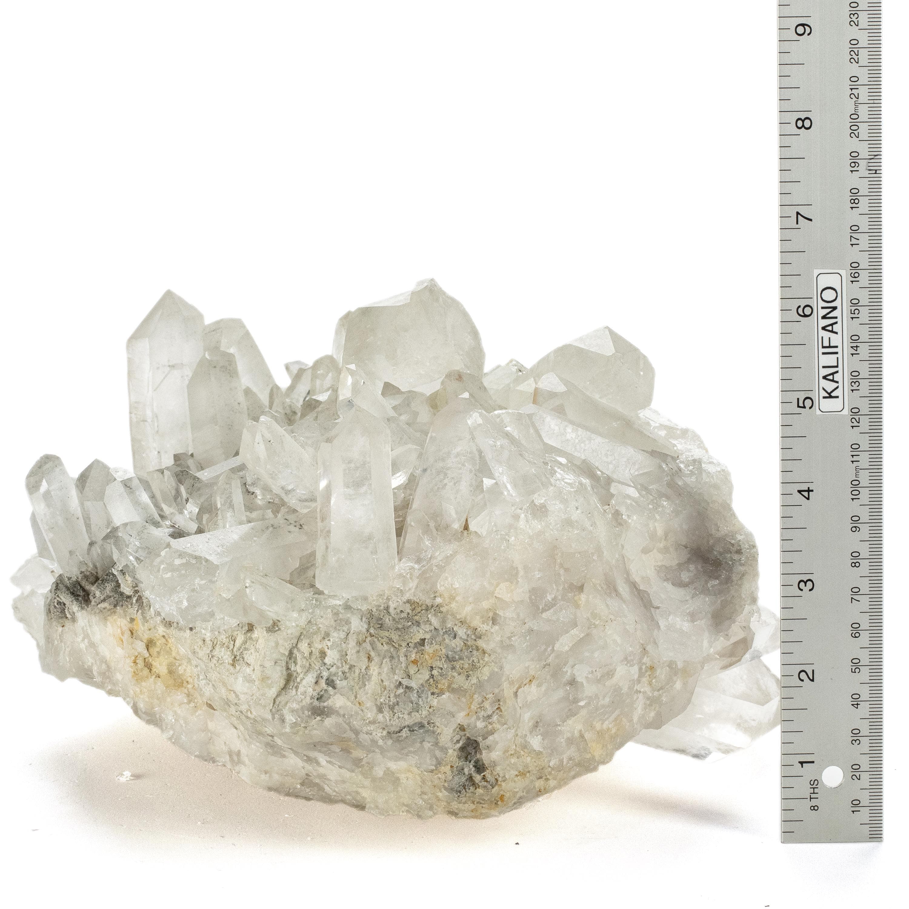 Kalifano Quartz Natural Crystal Quartz Cluster - 10" / 17.7 lbs QC6400.001