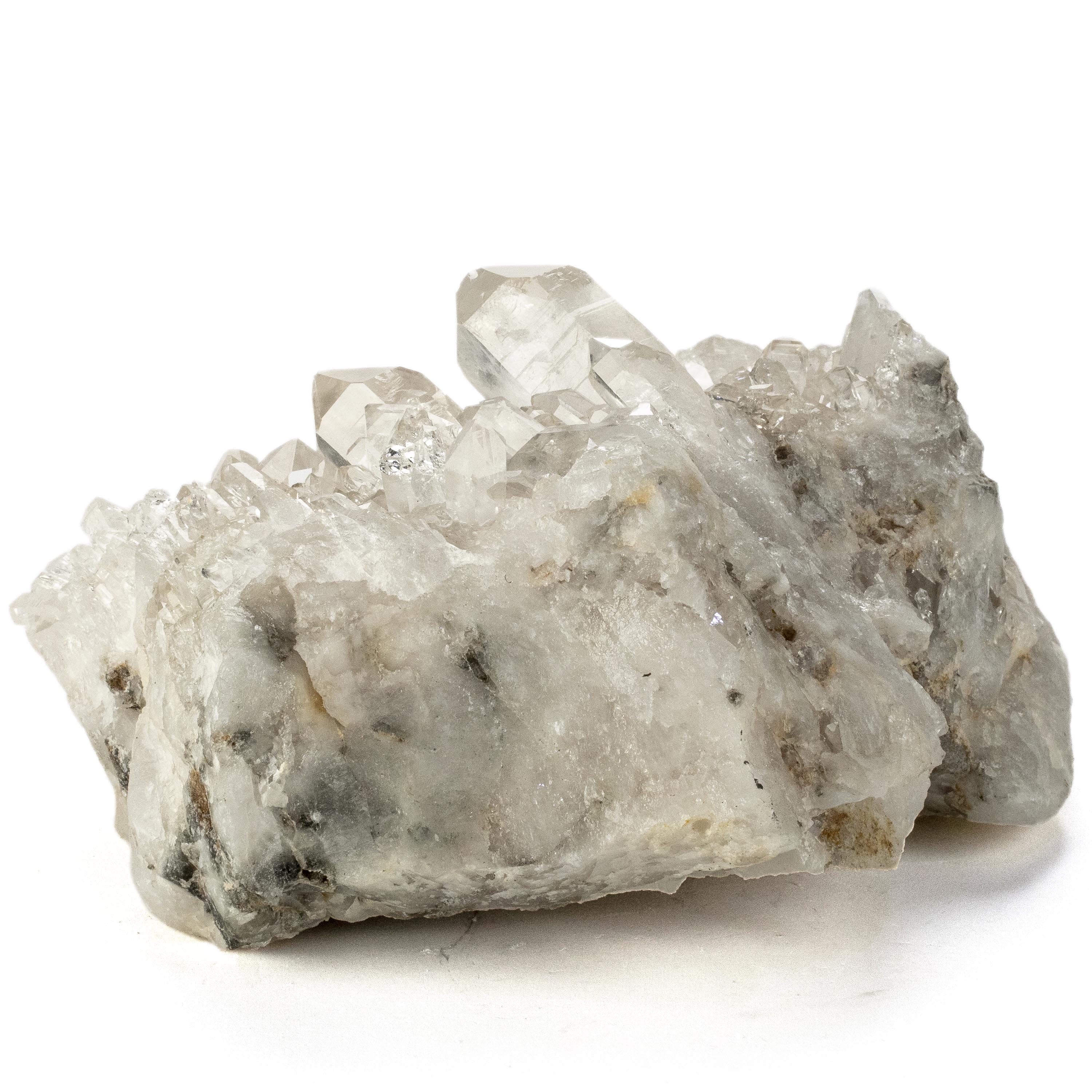 Kalifano Quartz Natural Crystal Quartz Cluster - 13" / 16.1 lbs QC6000.002