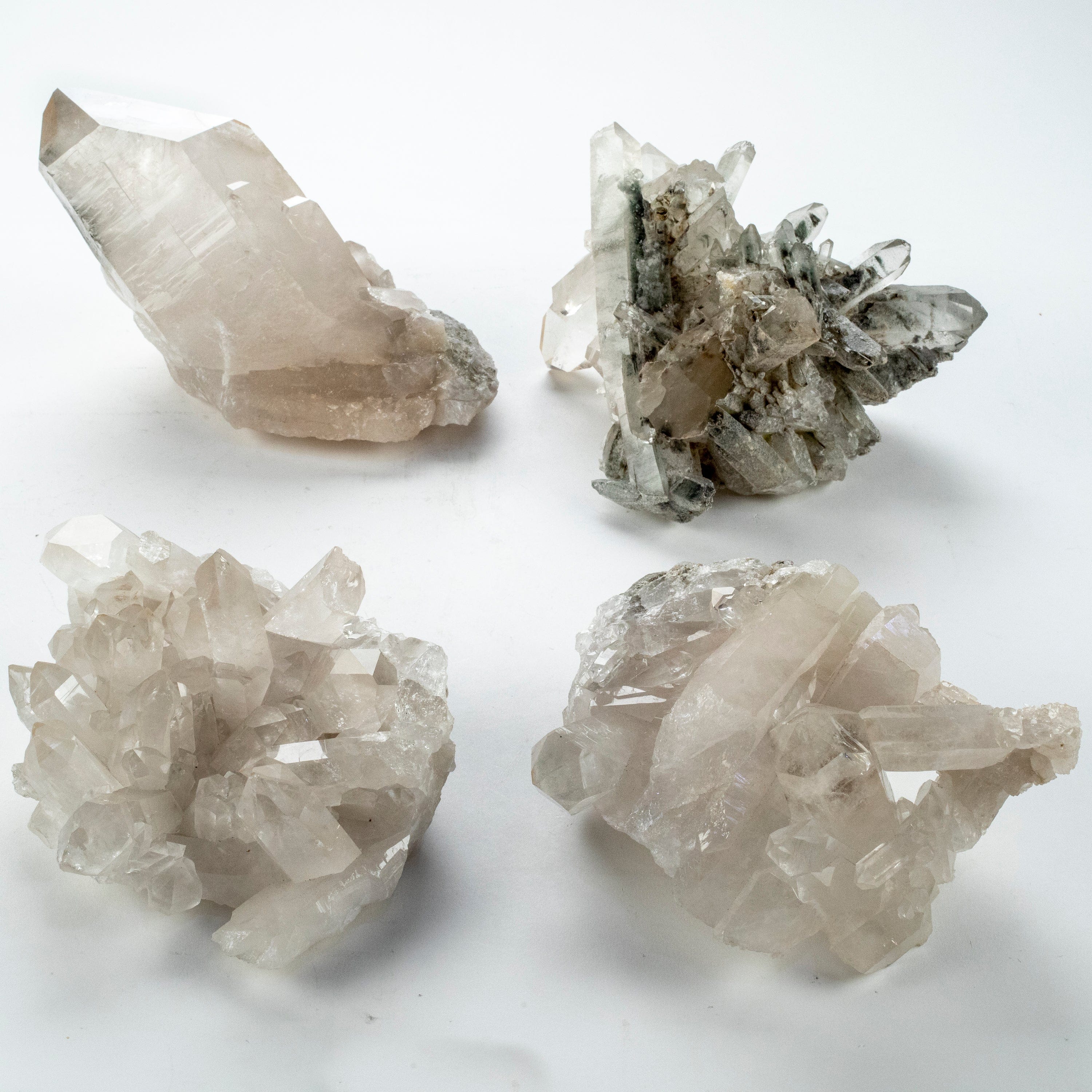 Kalifano Quartz Natural Crystal Quartz Cluster - 2,500 grams QC1800