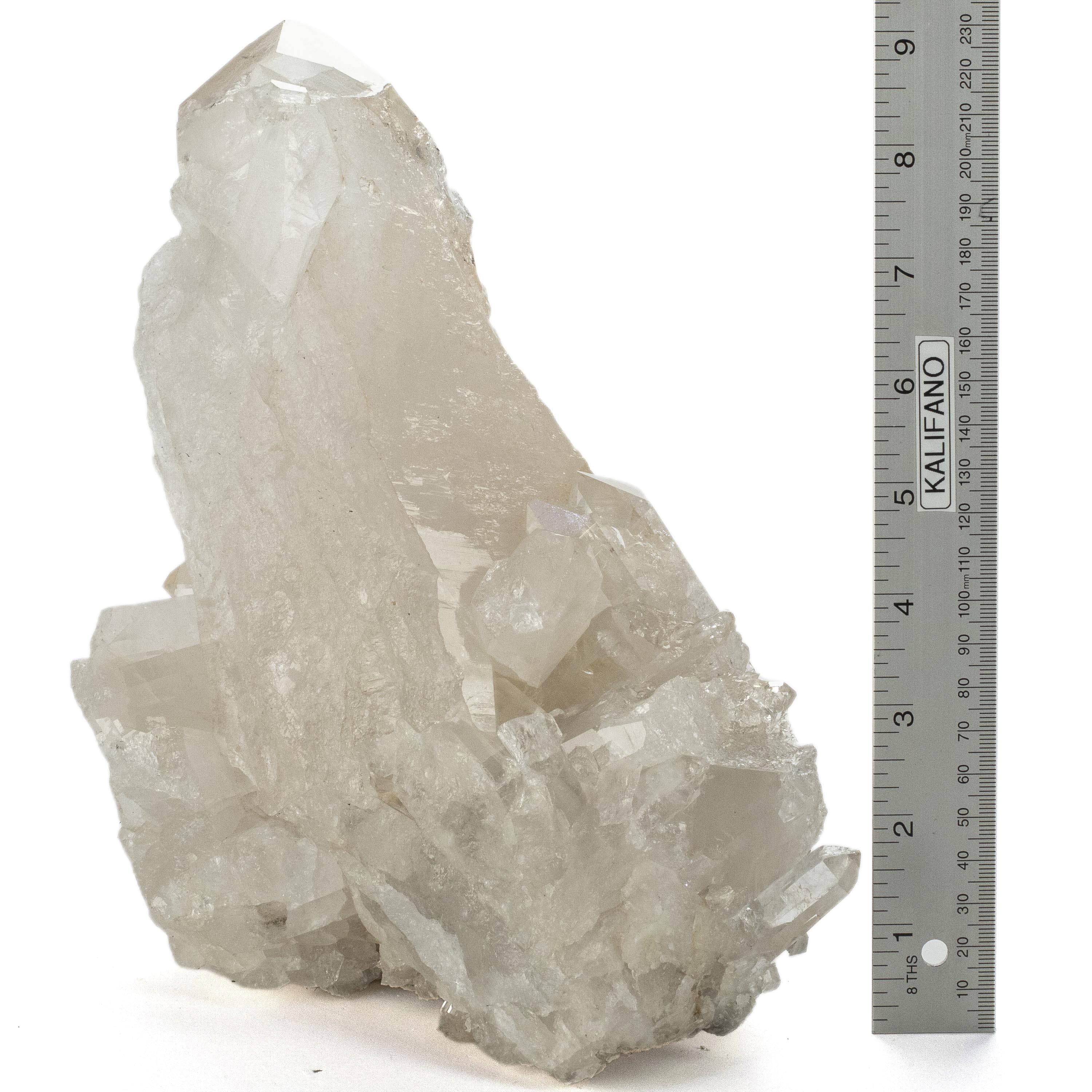 Kalifano Quartz Natural Crystal Quartz Cluster - 8" / 9.5 lbs QC3600.002