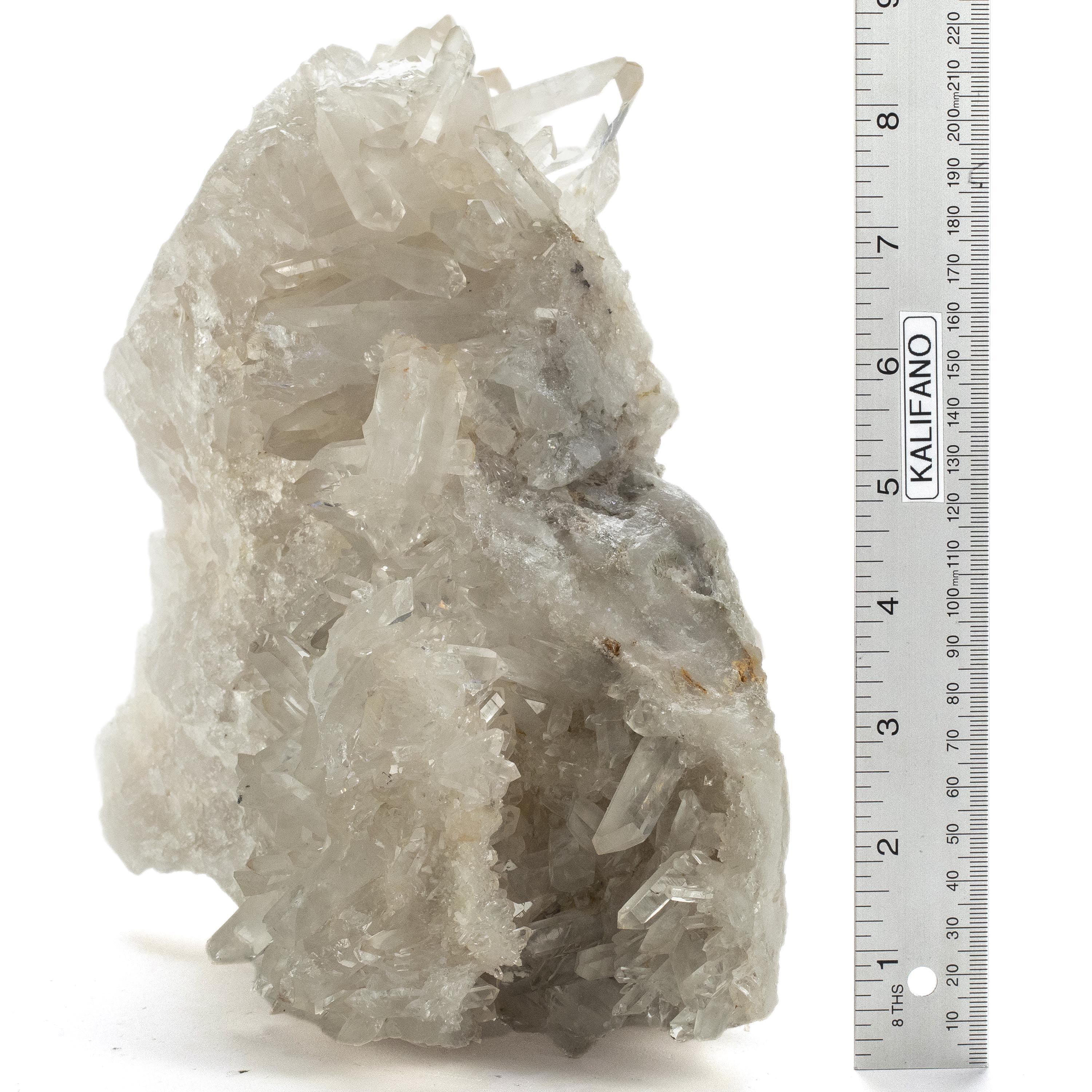 Kalifano Quartz Natural Crystal Quartz Cluster - 9" / 12.6 lbs QC4800.005