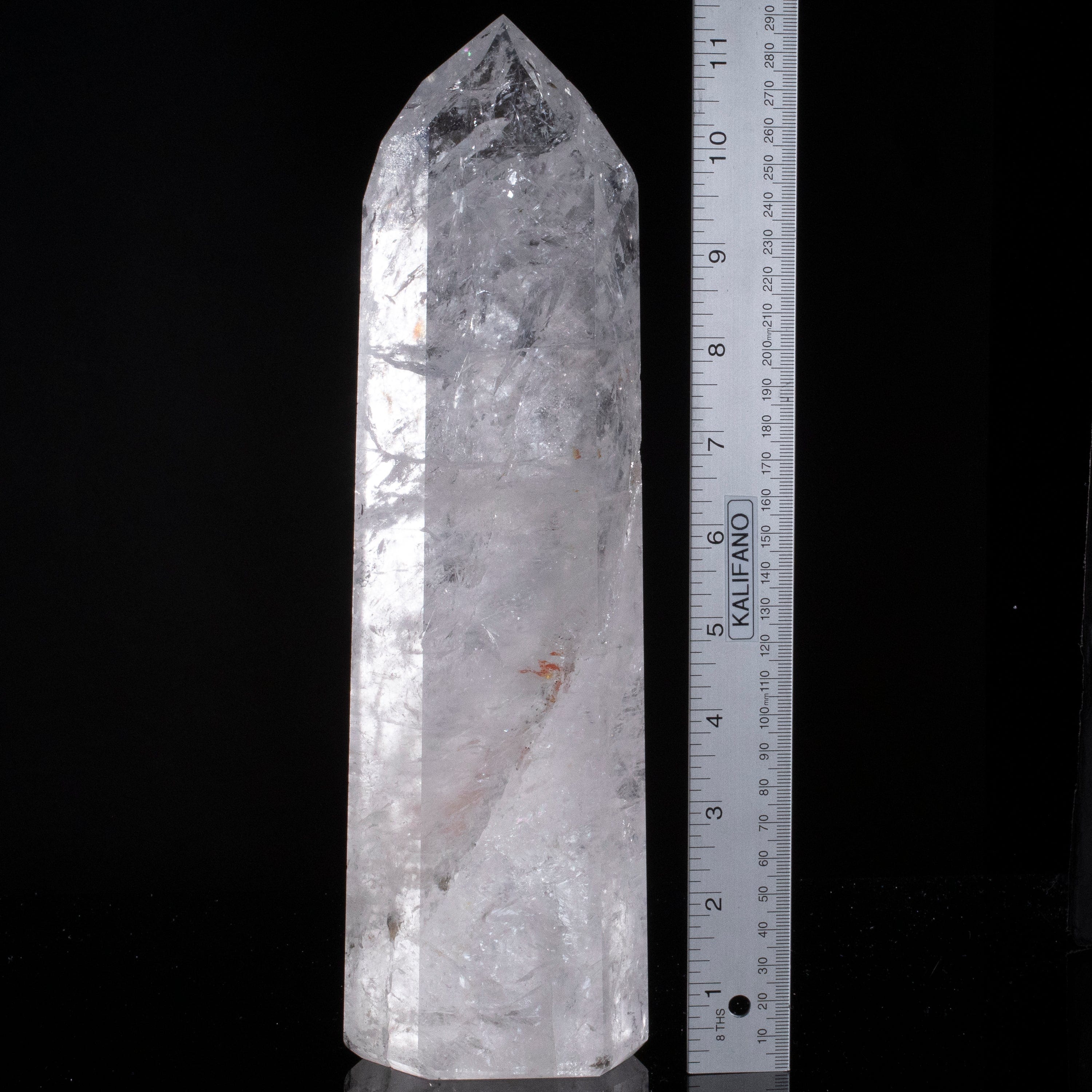 Kalifano Quartz Natural Quartz Obelisk from Brazil - 11.5" / 2,010 grams QZ3000.001