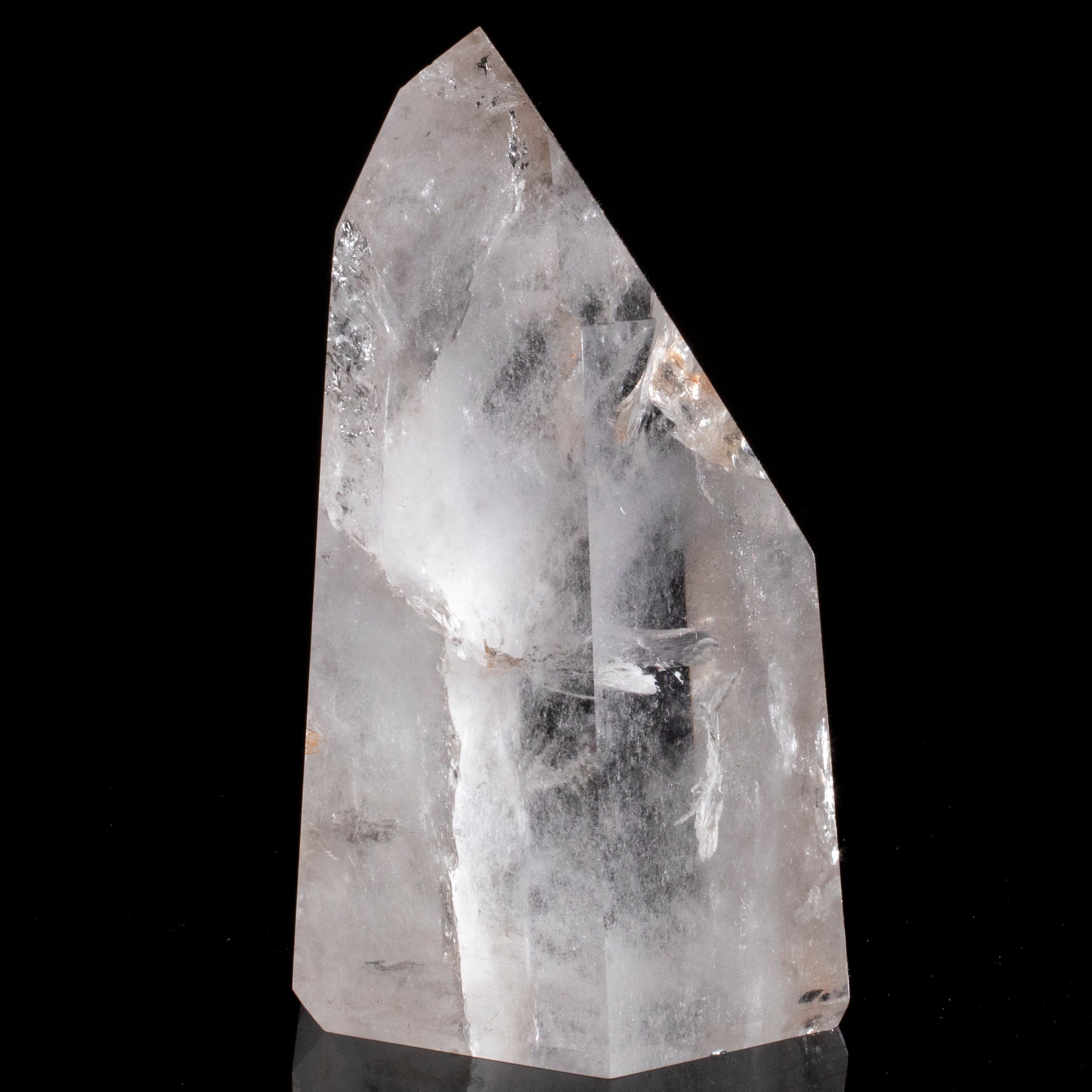 Kalifano Quartz Natural Quartz Obelisk from Brazil - 6.5" / 1,702 grams QZ2400.015