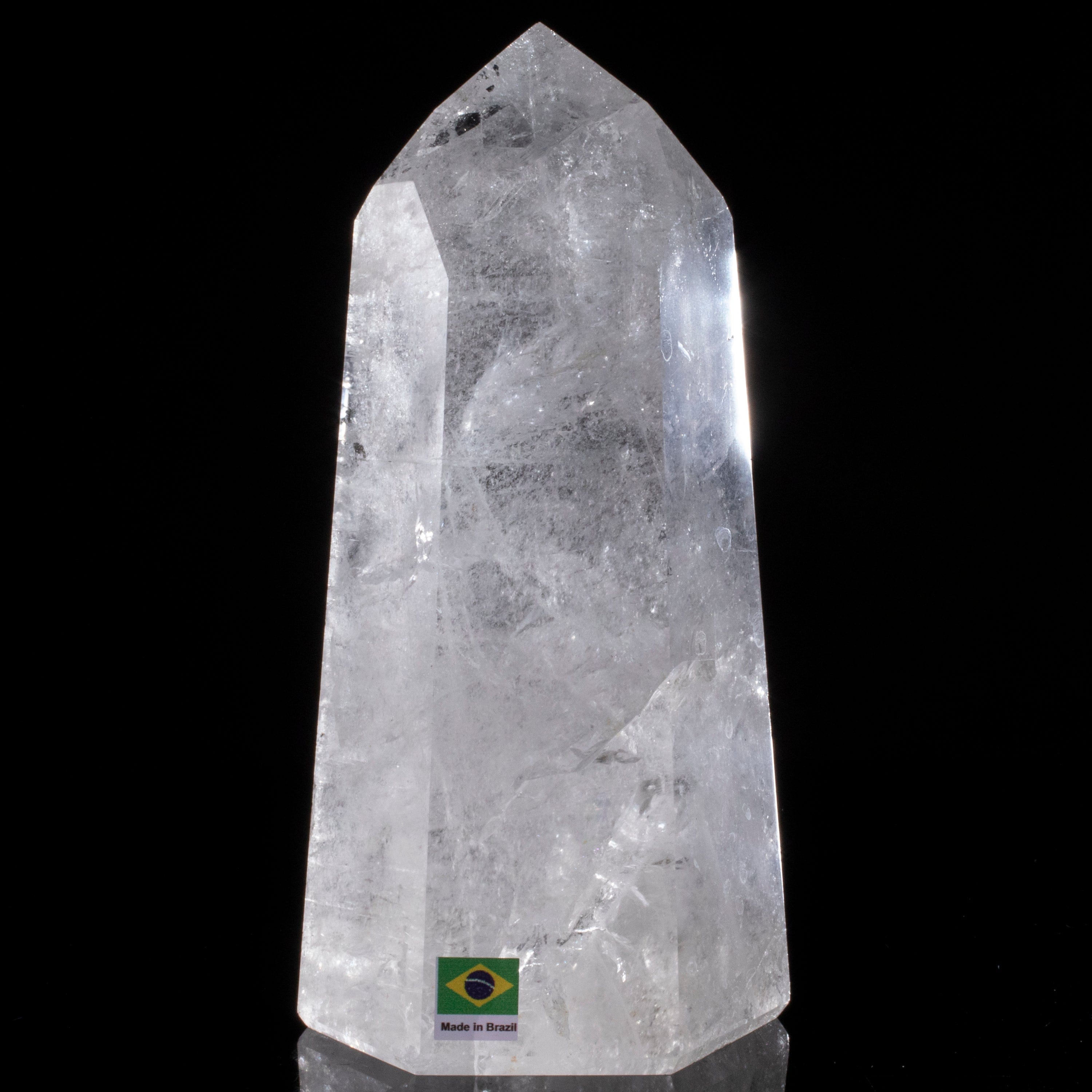 Kalifano Quartz Natural Quartz Obelisk from Brazil - 7.5" / 1,723 grams QZ2400.005