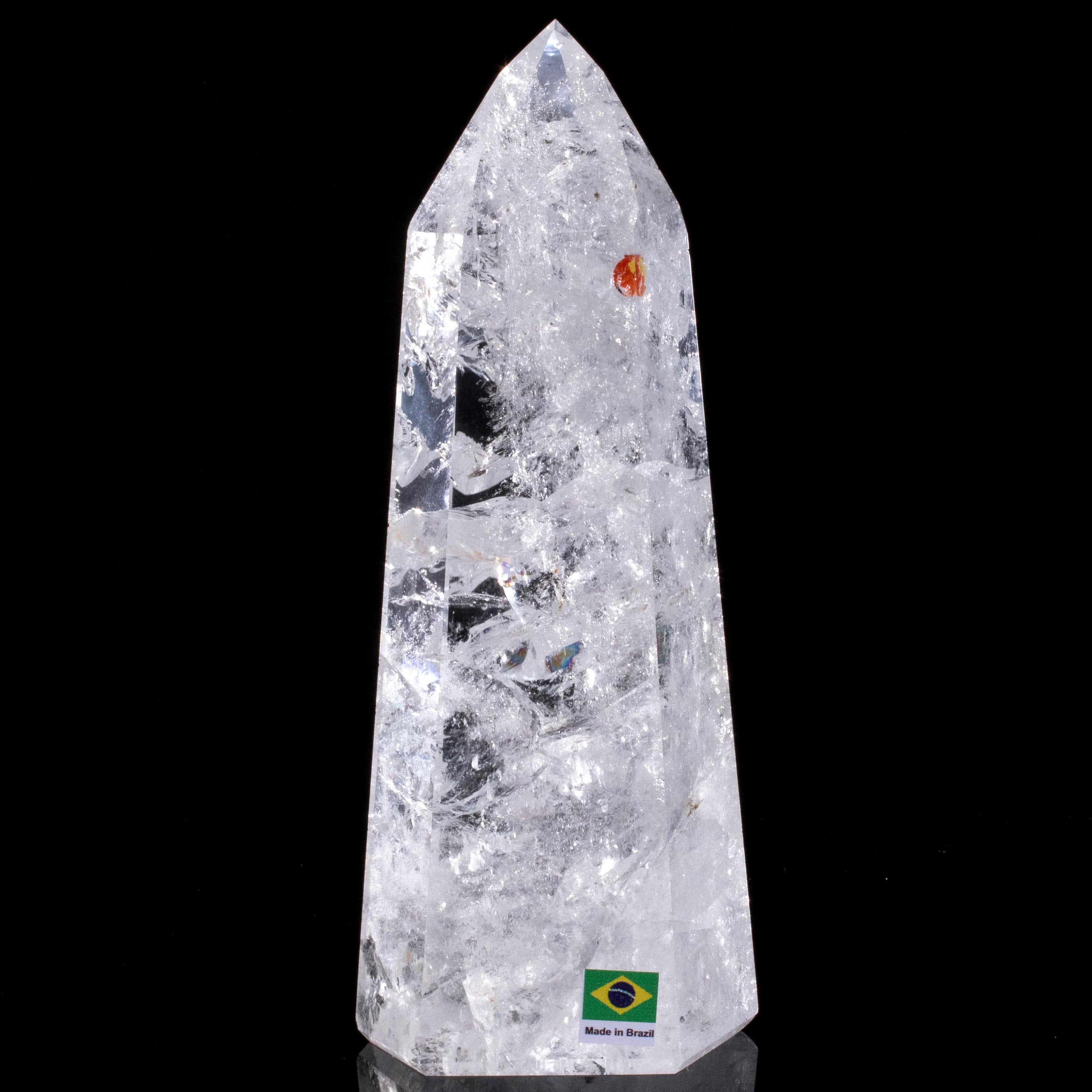 Kalifano Quartz Natural Quartz Obelisk from Brazil - 8" / 1,184 grams QZ1500.015