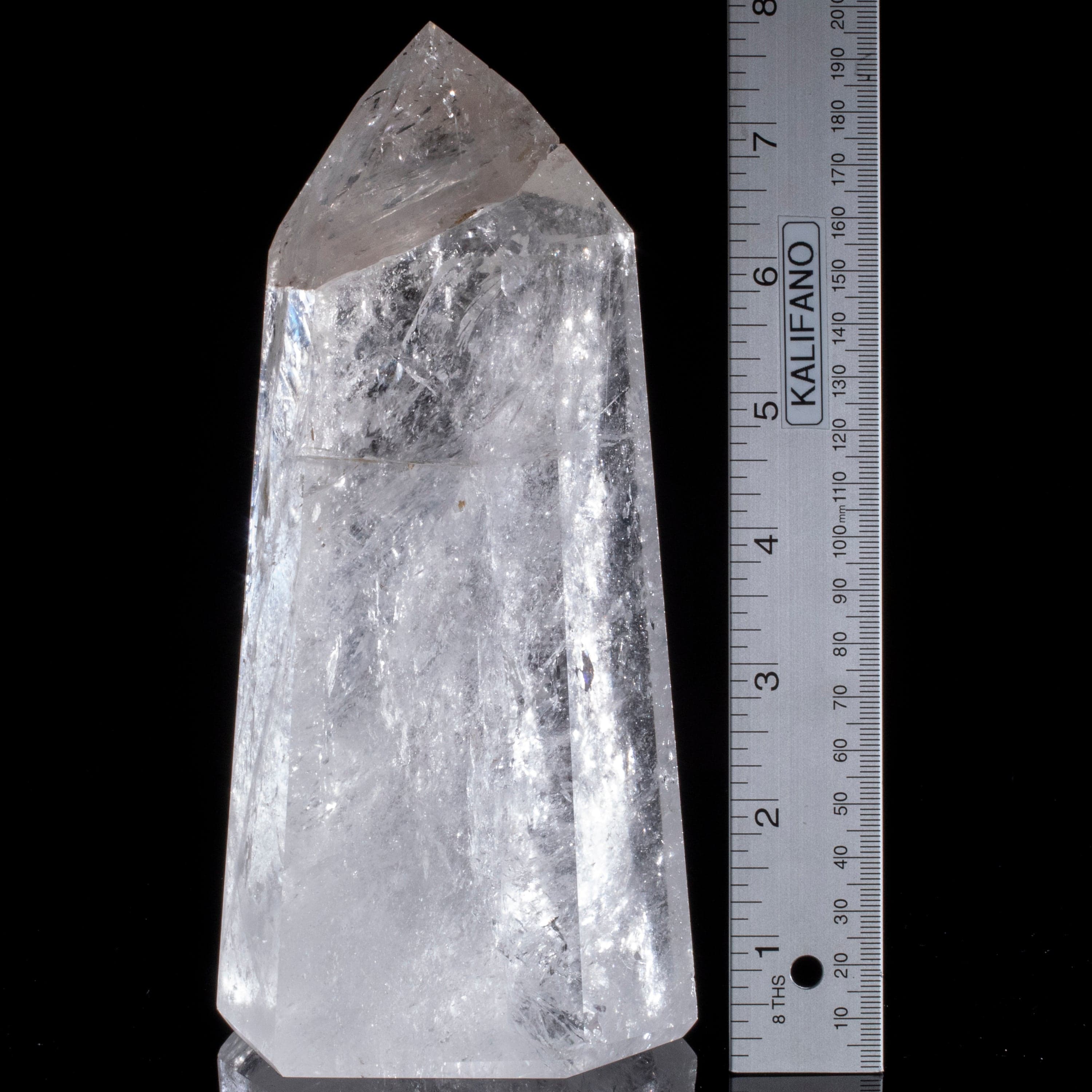 Kalifano Quartz Natural Quartz Obelisk from Brazil - 8" / 1,525 grams QZ2400.019