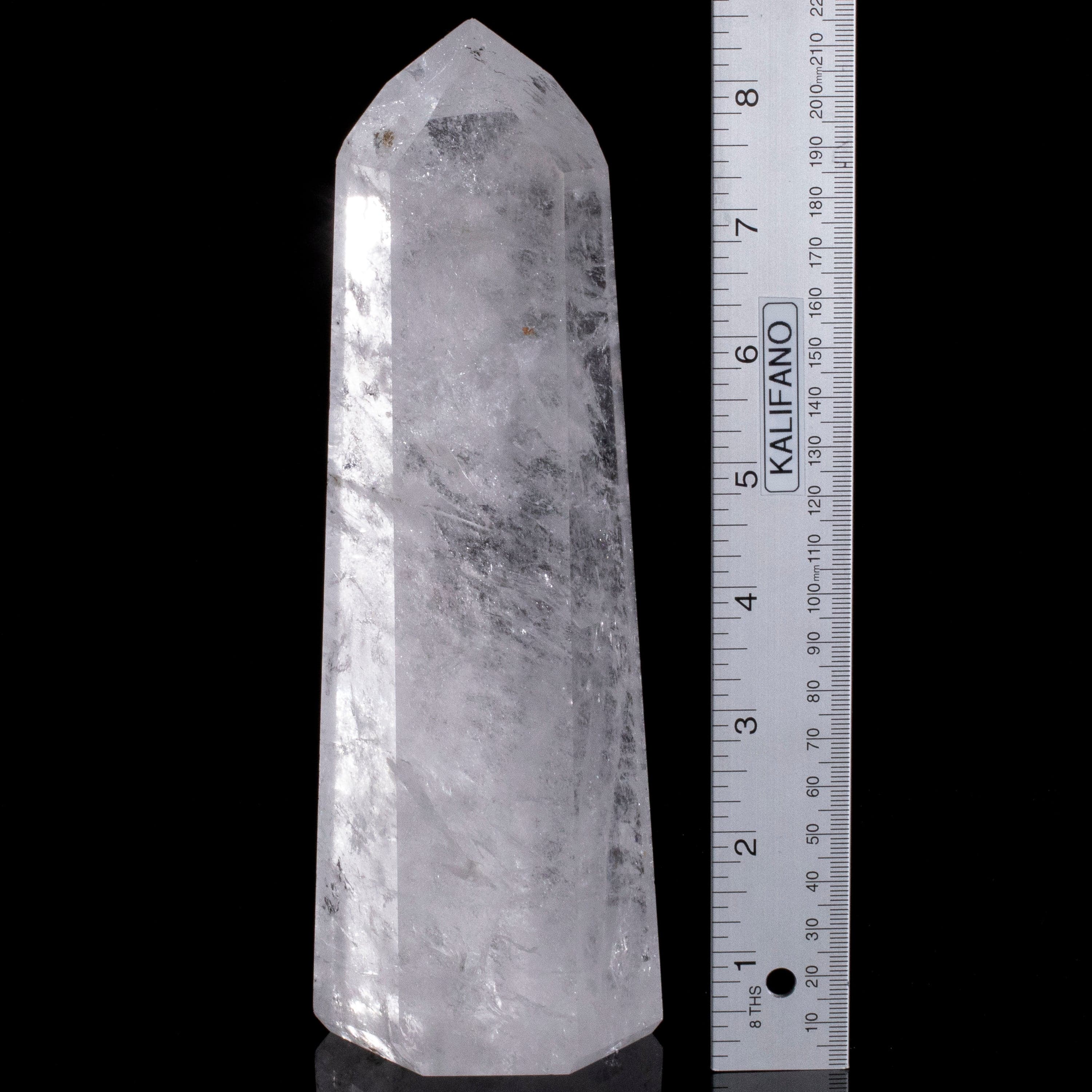 Kalifano Quartz Natural Quartz Obelisk from Brazil - 8.5" / 1,221 grams QZ1500.017