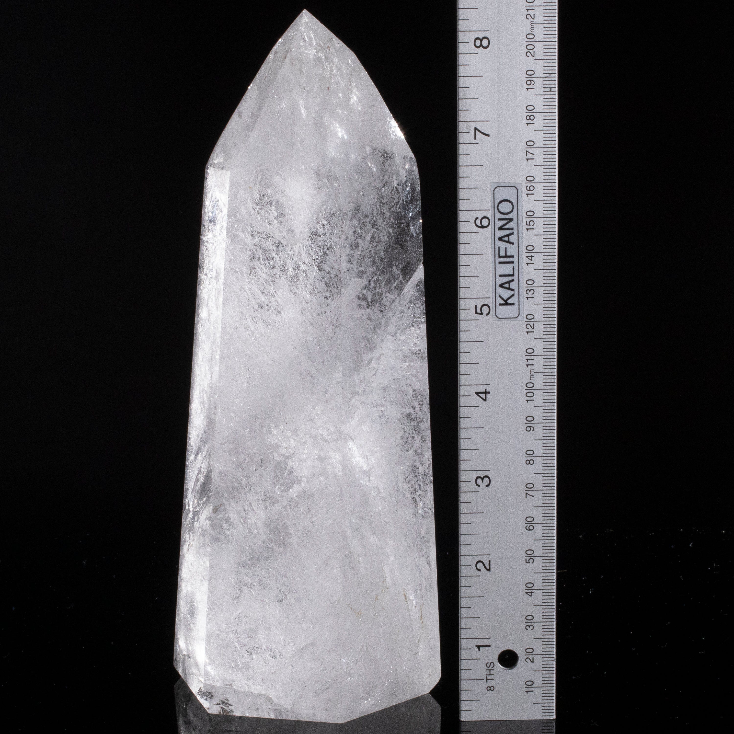 Kalifano Quartz Natural Quartz Obelisk from Brazil - 8.5" / 1,727 grams QZ2400.013