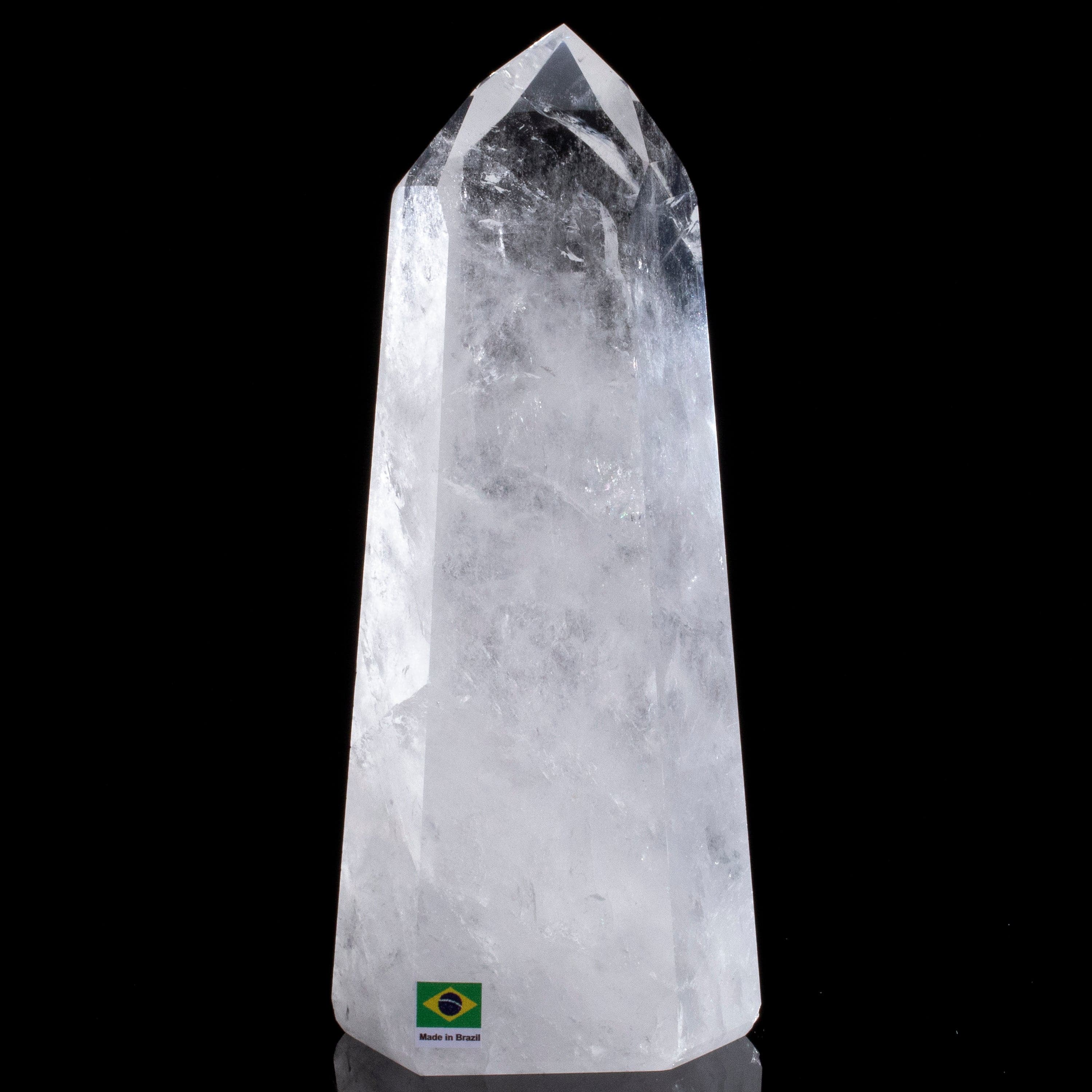 Kalifano Quartz Natural Quartz Obelisk from Brazil - 9.5" / 2,014 grams QZ3000.002