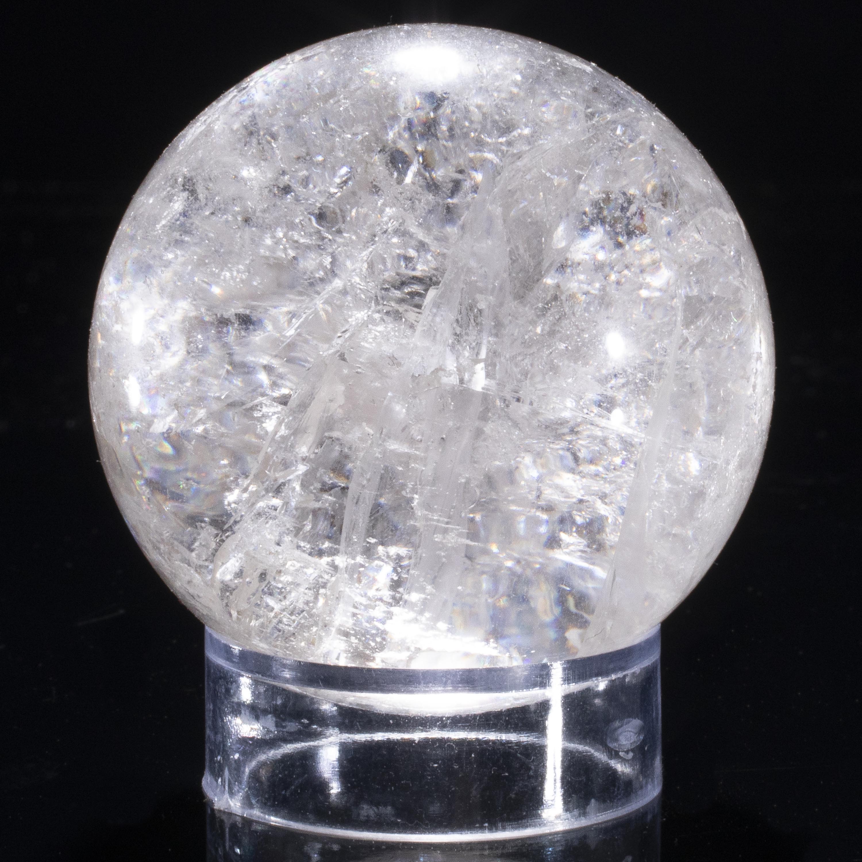 Kalifano Quartz Quartz Sphere Carving 1.75" / 125 grams SPQ200