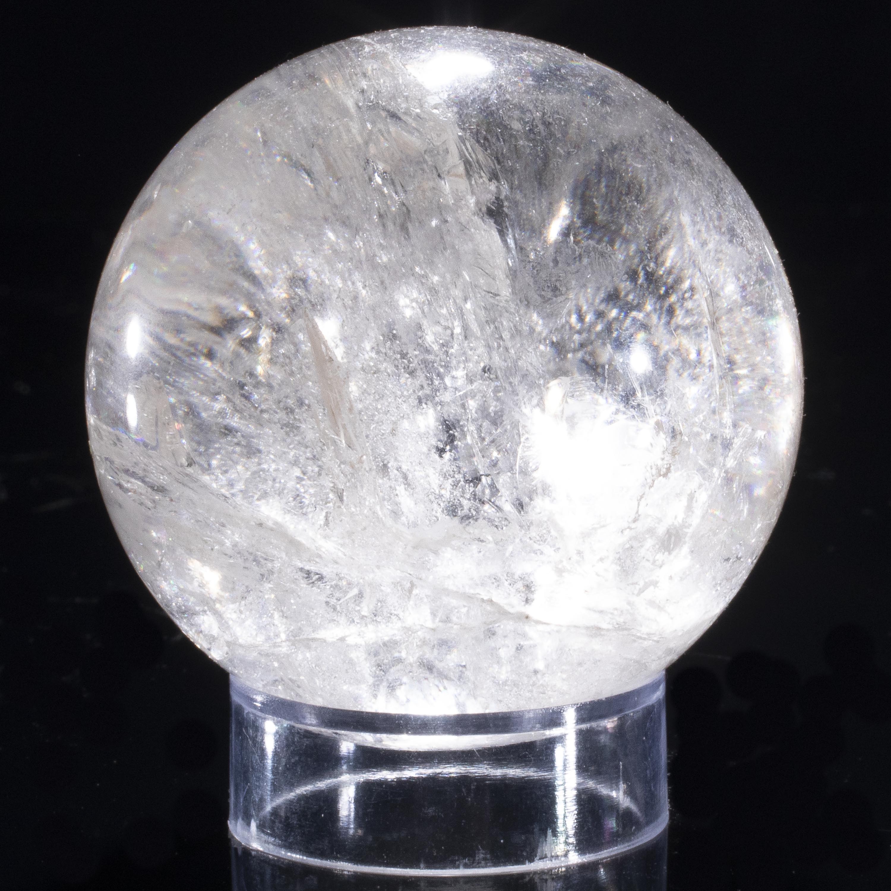Kalifano Quartz Quartz Sphere Carving 2" / 175 grams SPQ300