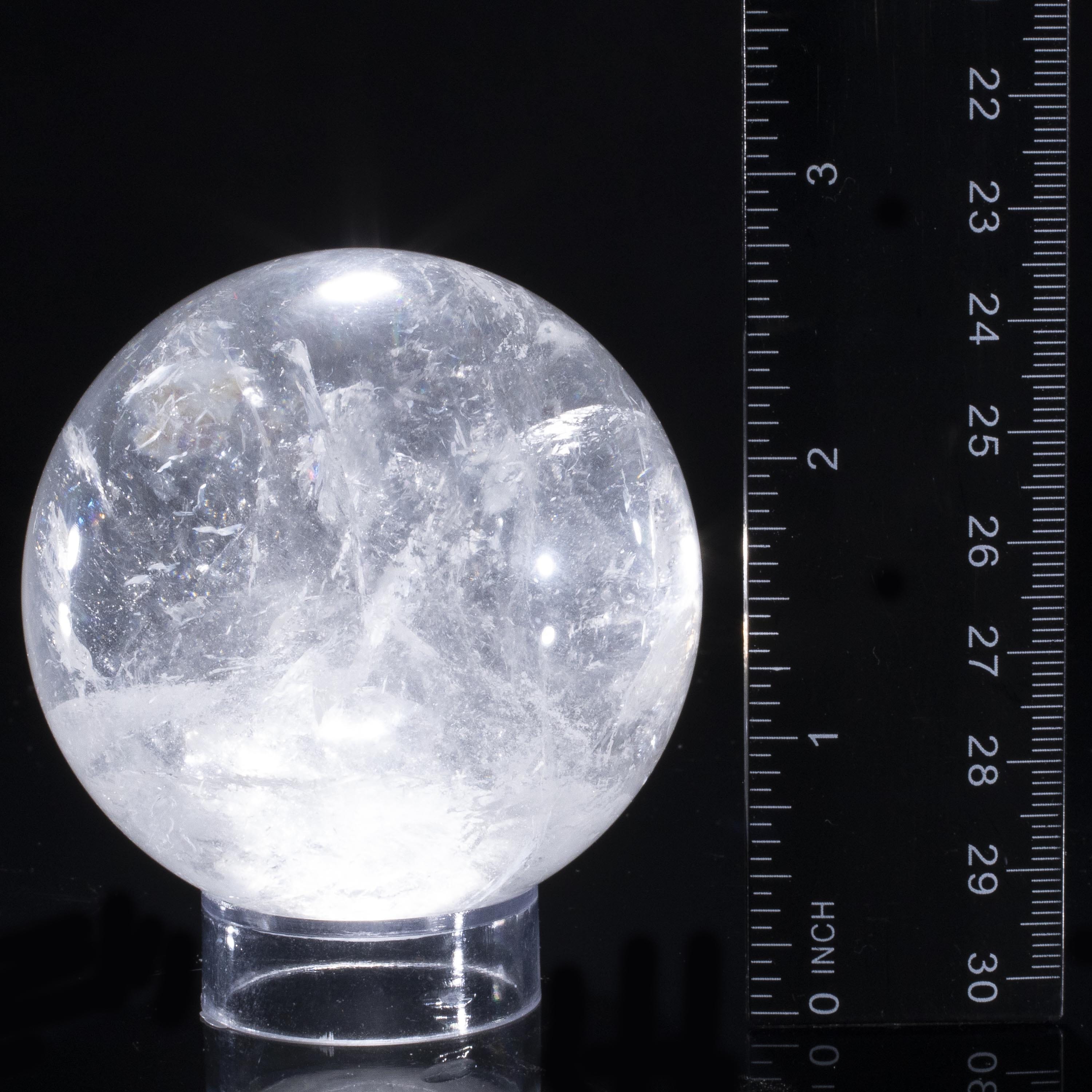 Kalifano Quartz Quartz Sphere Carving 2.75" / 350 grams SPQ600