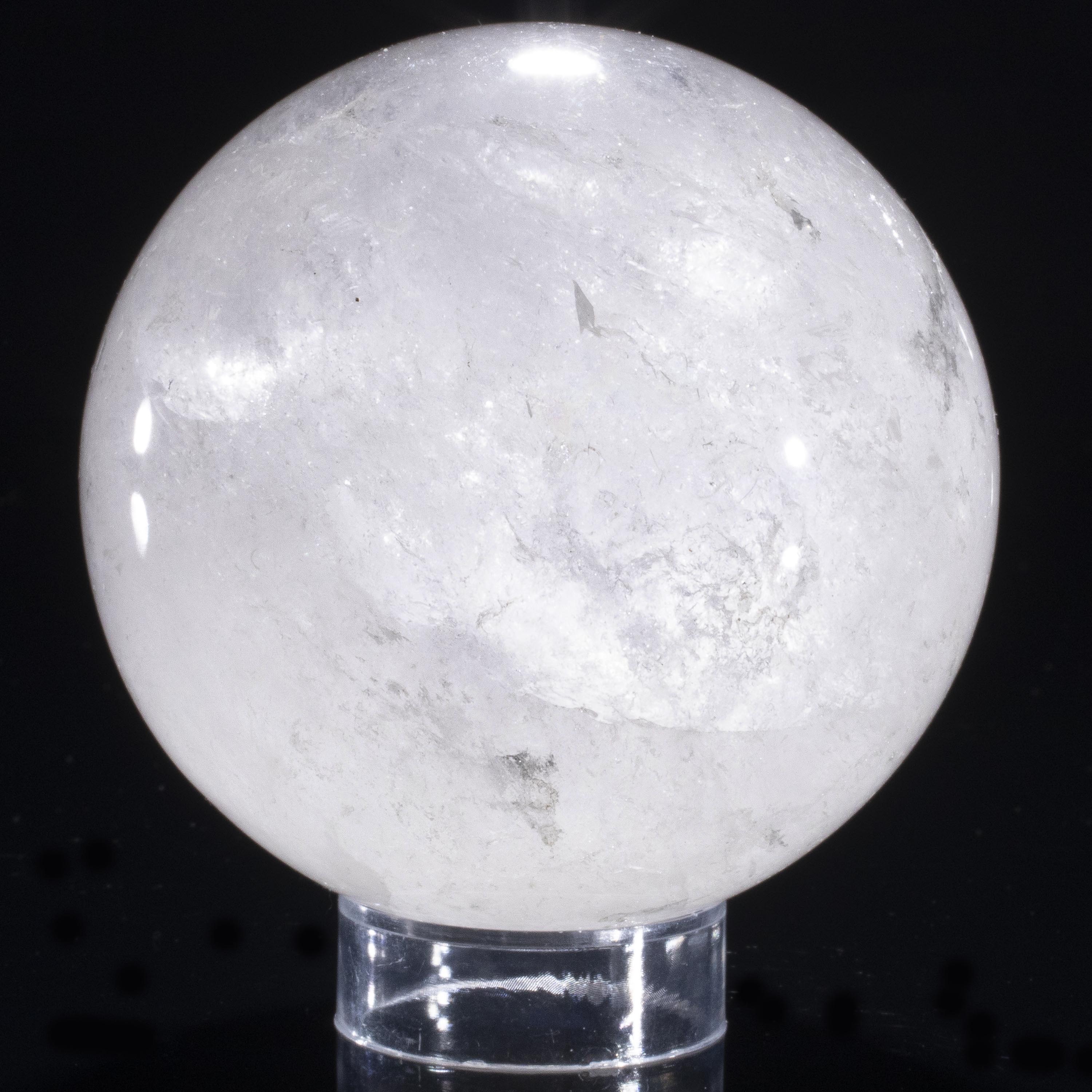 Kalifano Quartz Quartz Sphere Carving 3.25" / 600 grams SPQ900