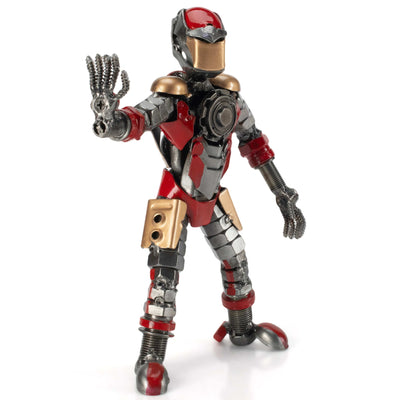 Kalifano Recycled Metal Art 7.5” Iron Man Inspired Recycled Metal Sculpture RMS-450IMR-N