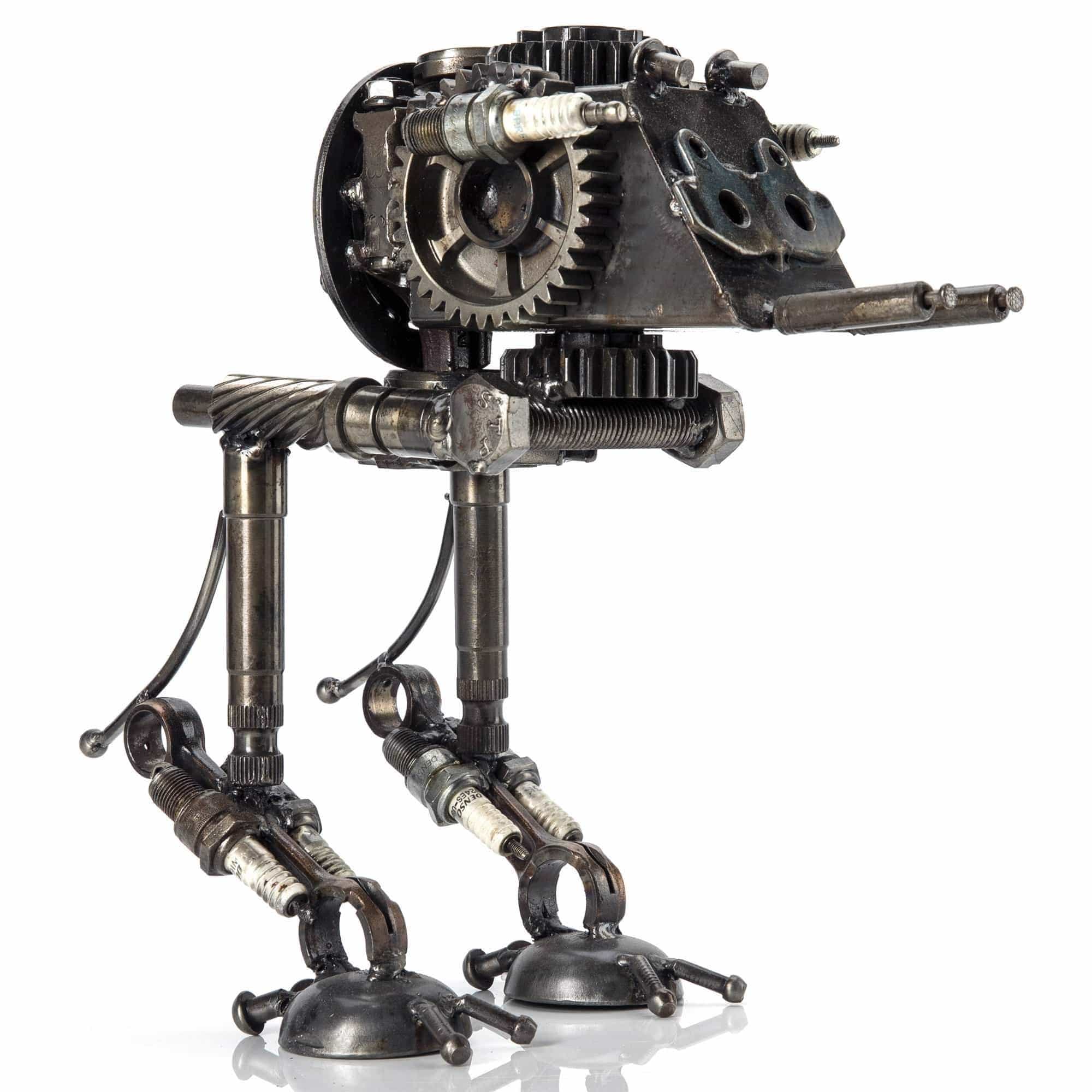 Kalifano Recycled Metal Art AT-ST Inspired Recycled Metal Sculpture RMS-1300ATST-N