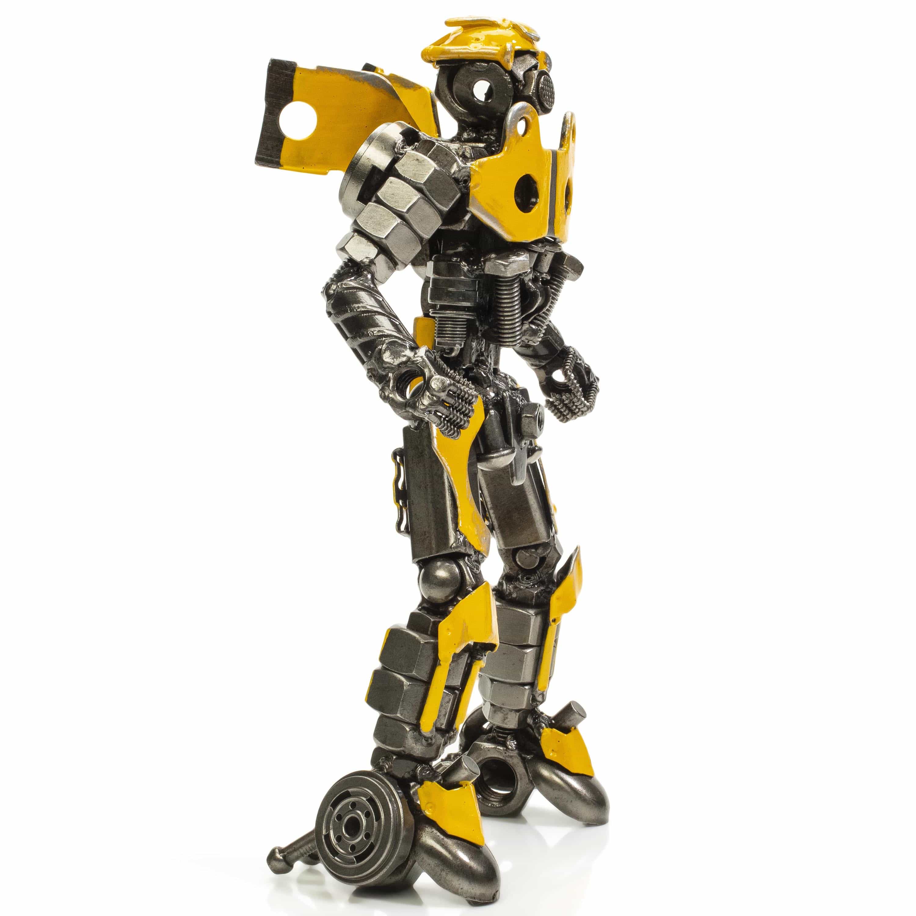 Kalifano Recycled Metal Art BumbleBee Inspired Recycled Metal Sculpture RMS-700BBA-N