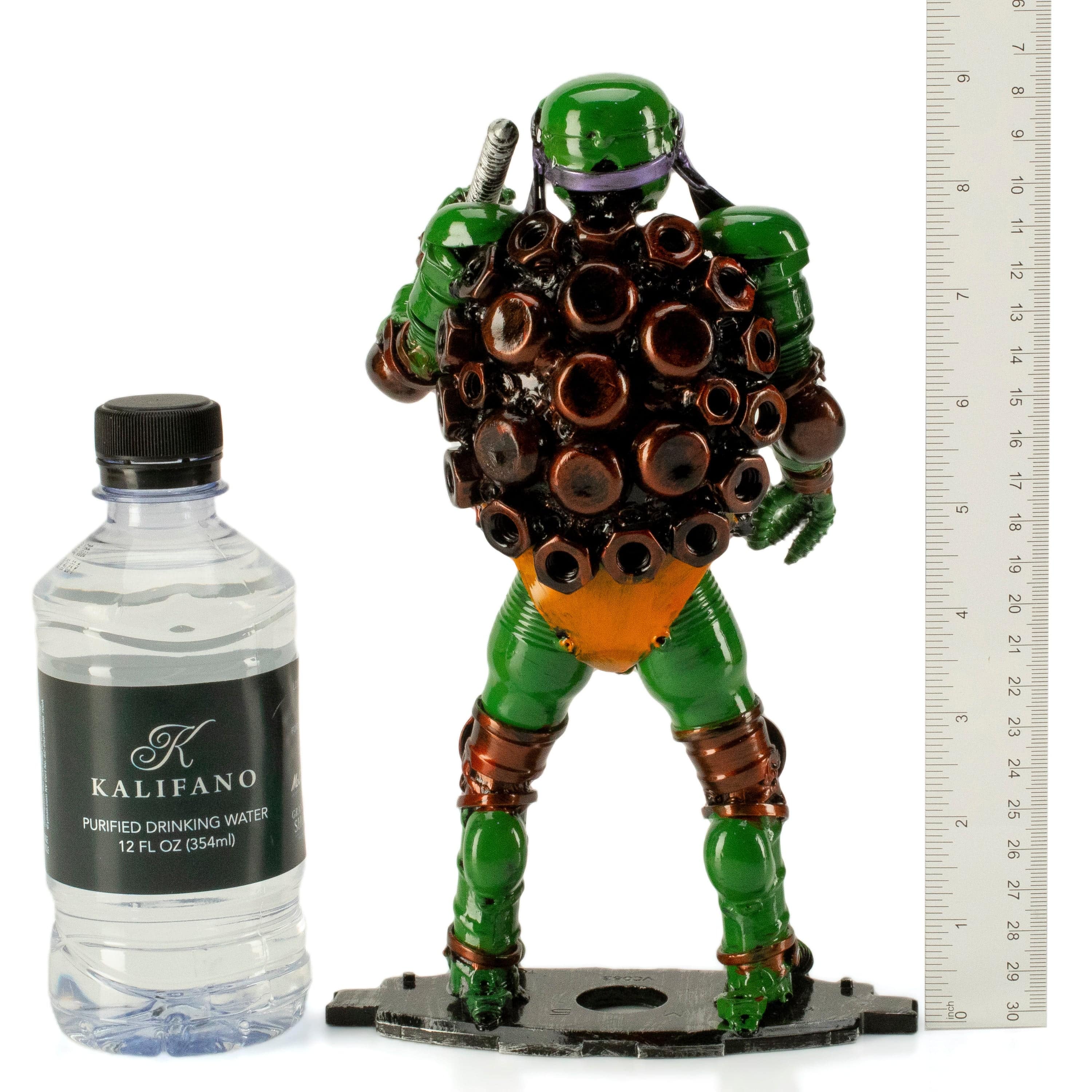 Kalifano Recycled Metal Art Donatello Ninja Turtle Inspired Recycled Metal Sculpture RMS-600NTD-N