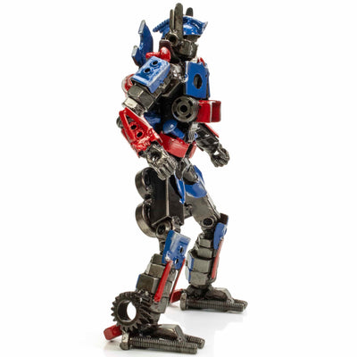 KALIFANO Recycled Metal Art Optimus Prime Inspired Recycled Metal Sculpture Original RMS-700OPA-N