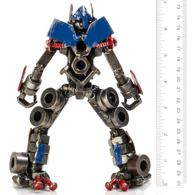 Kalifano Recycled Metal Art Optimus Prime Inspired Recycled Metal Sculpture RMS-450OPA-N