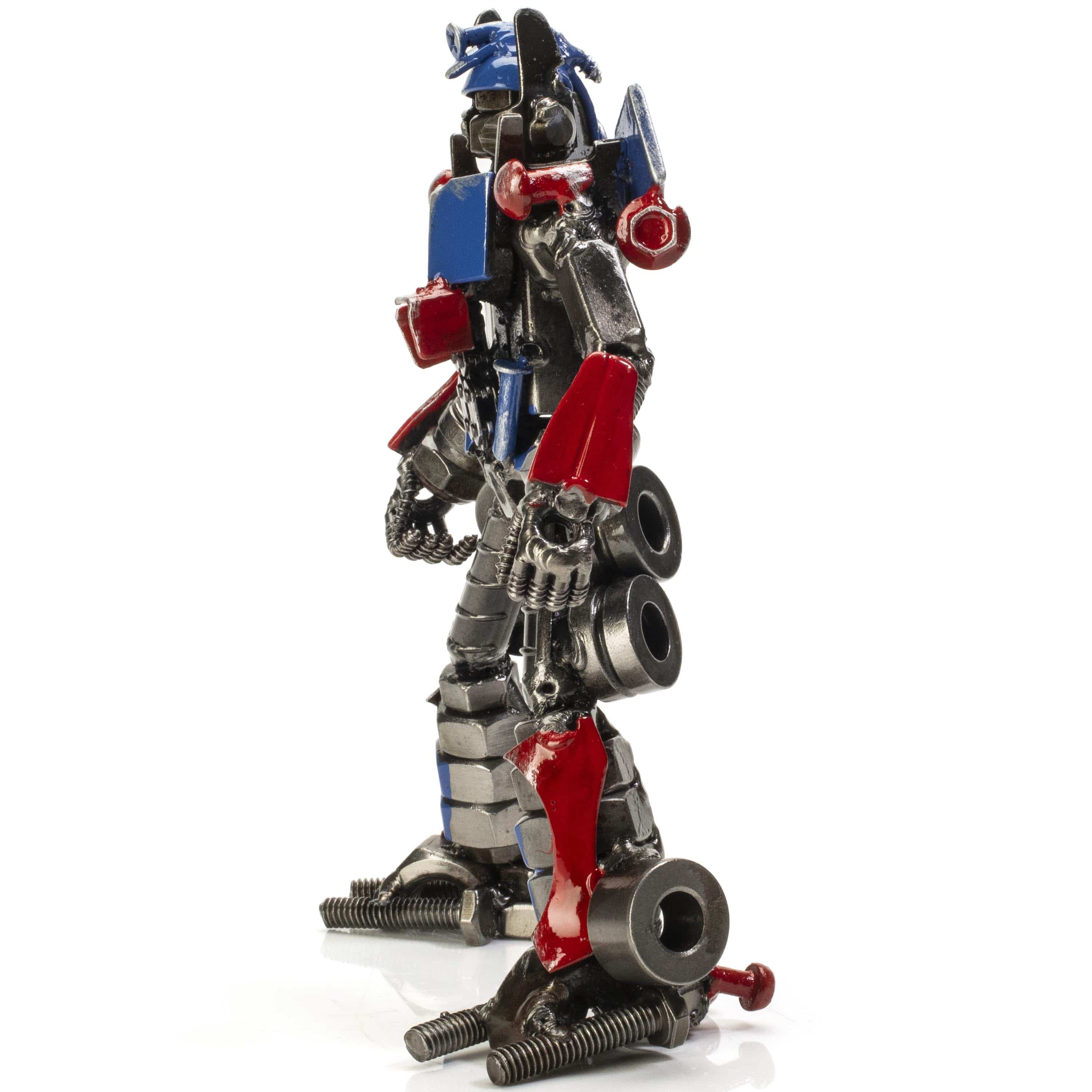 Kalifano Recycled Metal Art Optimus Prime Inspired Recycled Metal Sculpture RMS-450OPA-N