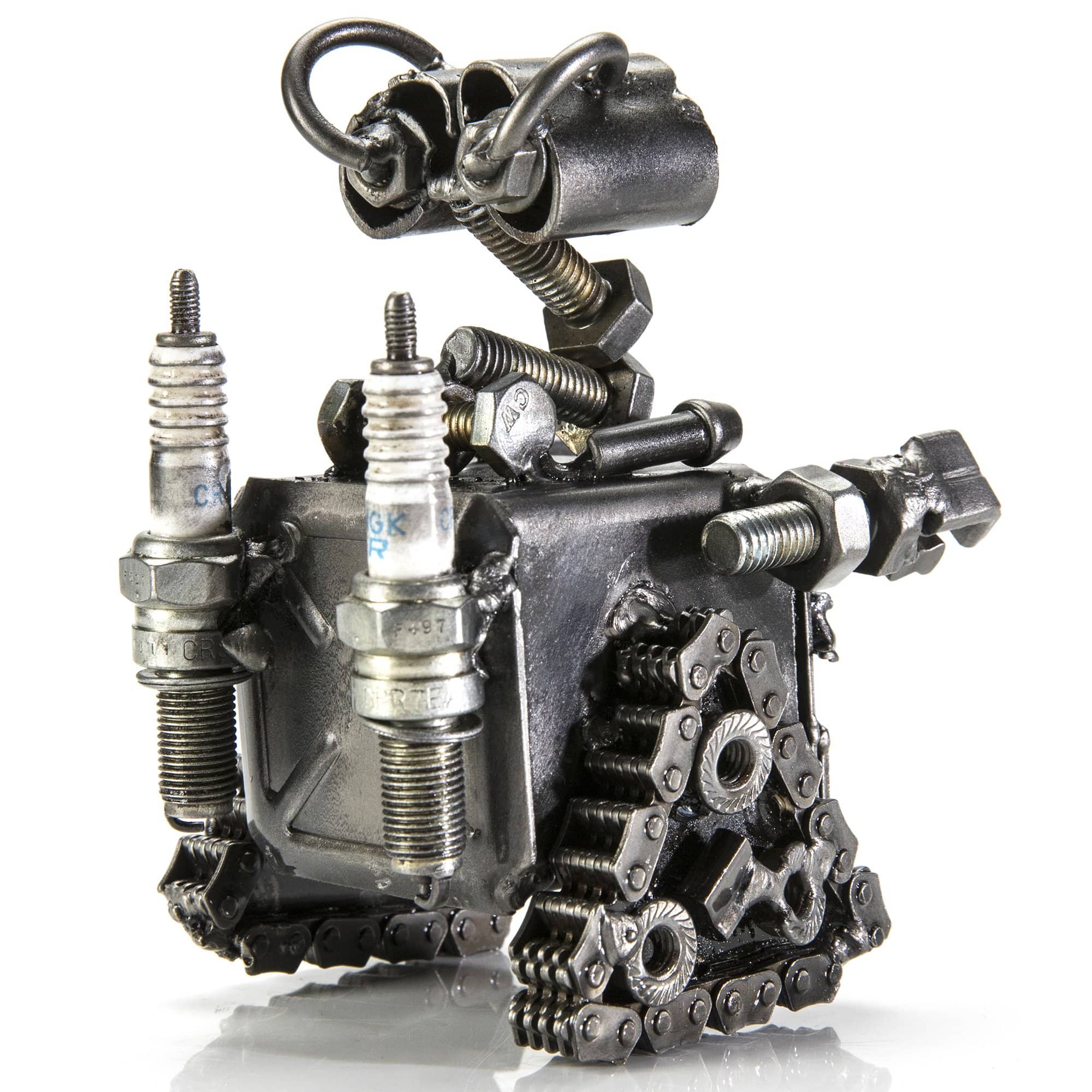 Kalifano Recycled Metal Art Wall-E Inspired Recycled Metal Sculpture RMS-280WE-S