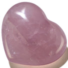 Rose Quartz Gemstone Heart Carving 400g / 4in.