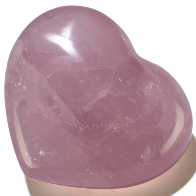 KALIFANO Rose Quartz Rose Quartz Gemstone Heart Carving 400g / 4in. GH400-RQ