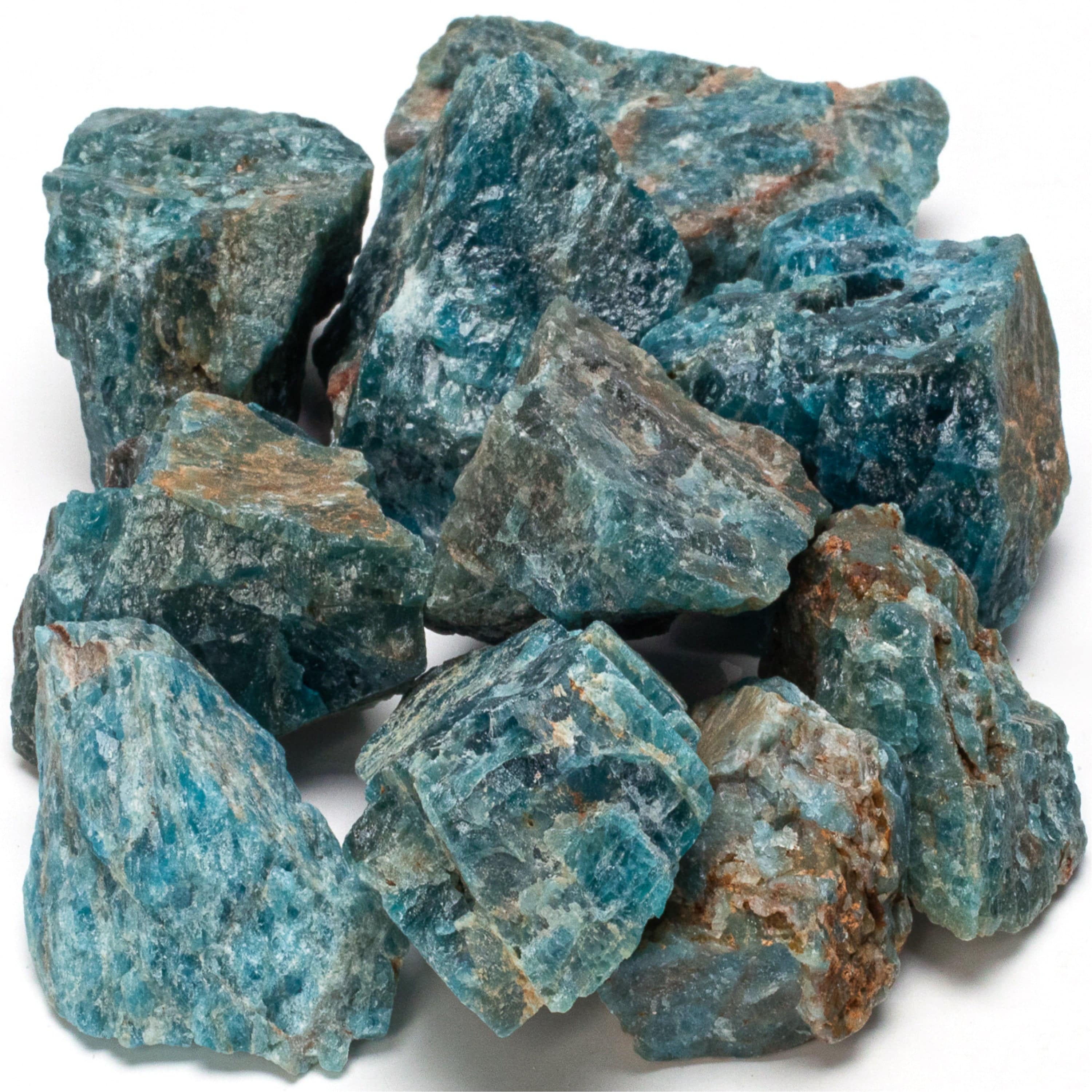 KALIFANO Rough Blue Apatite (10 Stone Bundle) RG-BA