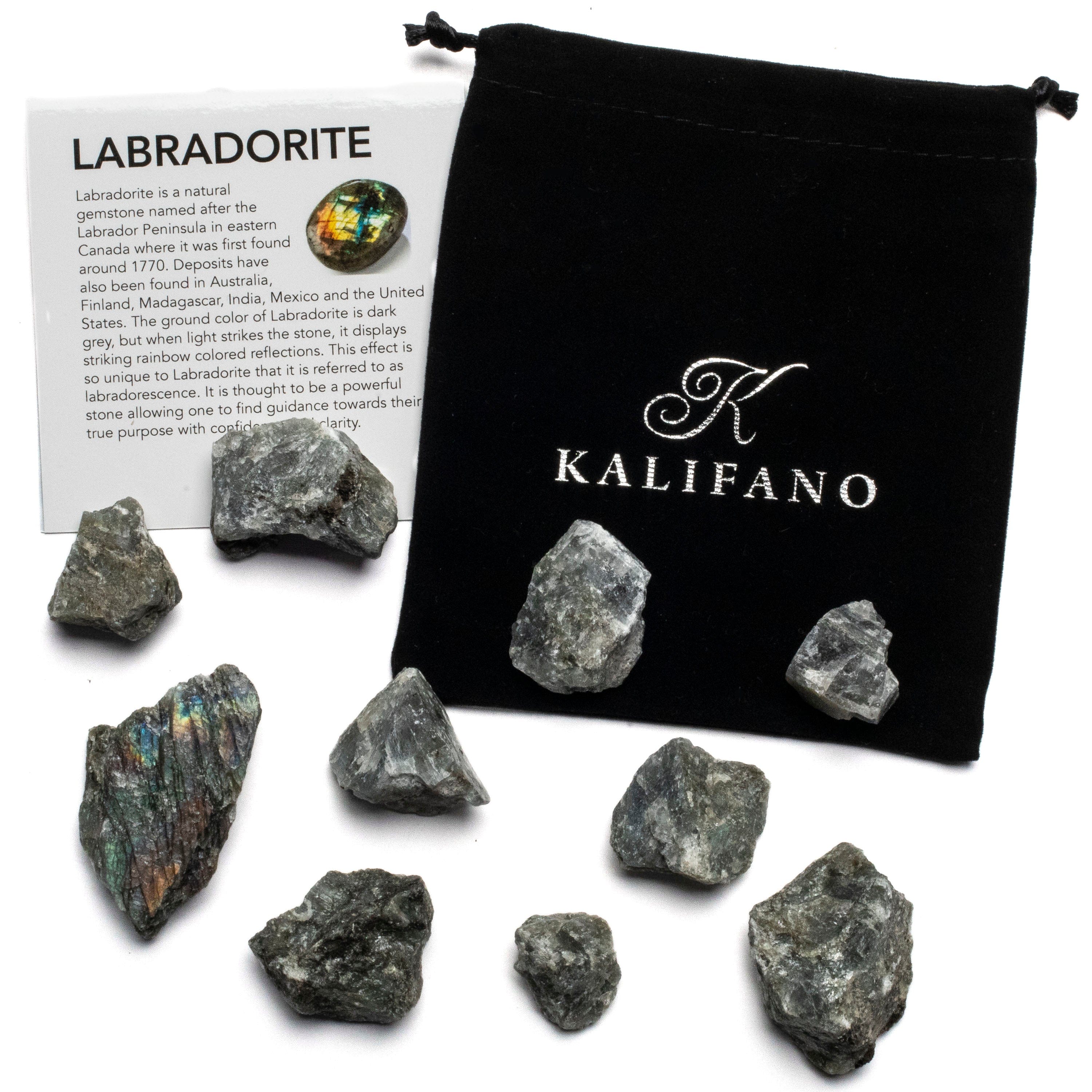 KALIFANO Rough Labradorite RG-LB