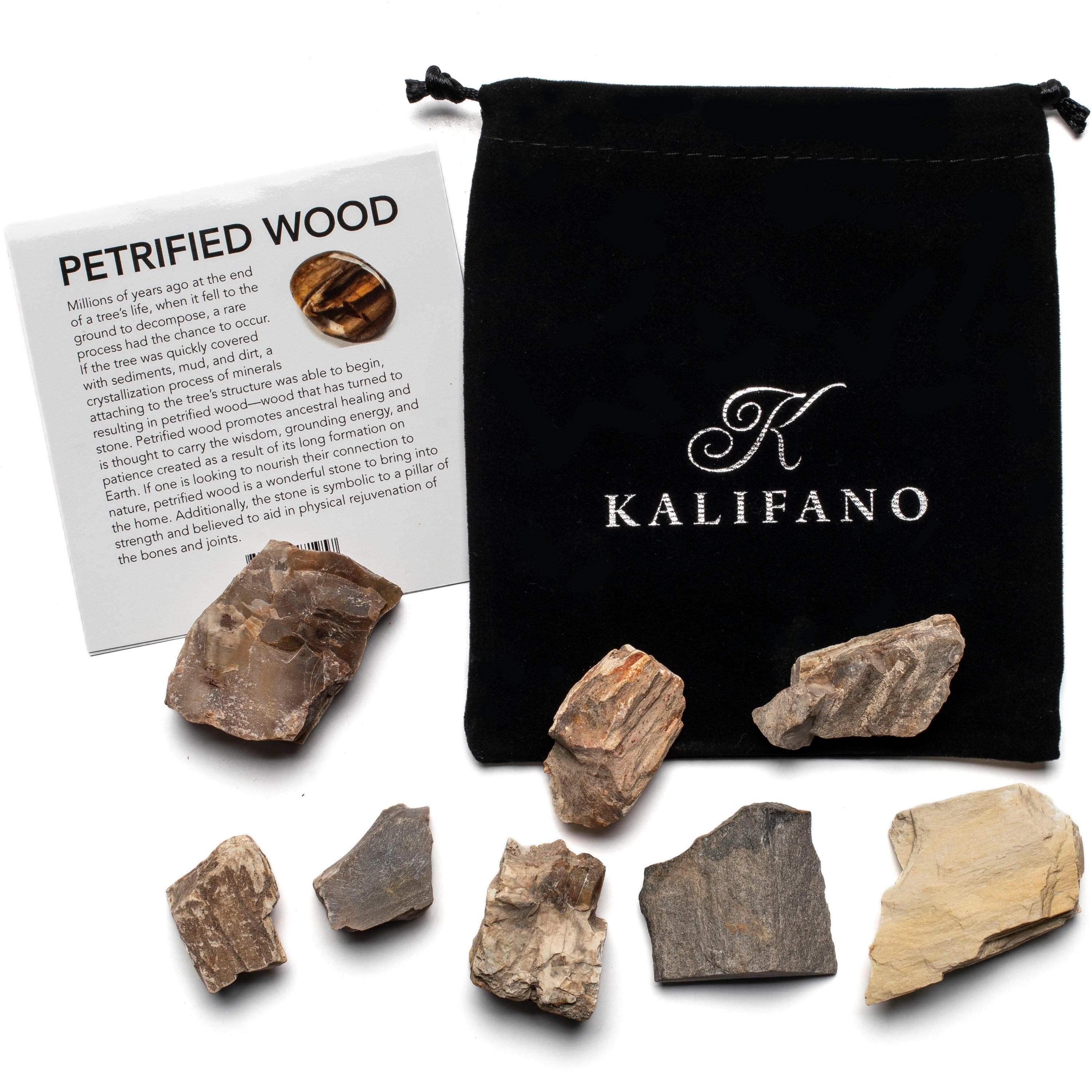 KALIFANO Rough Petrified Wood RG-PW