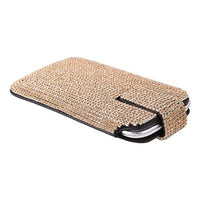 SPCG-003-LCT - Samsung Galaxy S3 or iPhone 5 Leather Case and Light Colorado Topaz Czech Crystals Main Image