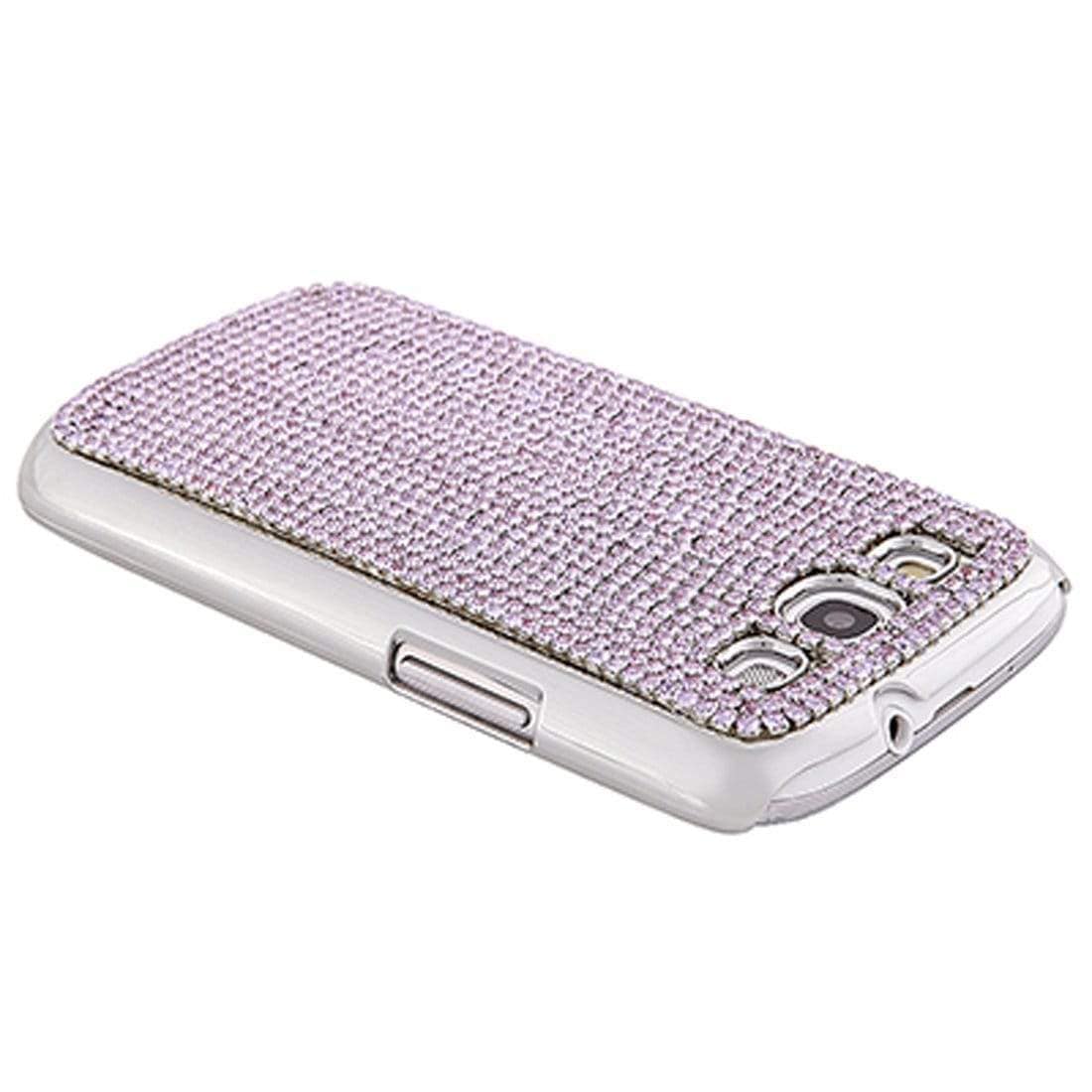 Kalifano Samsung Galaxy SPCG-005C-V - Galaxy S3 Cover with Violet Crystals SPCG-005C-V