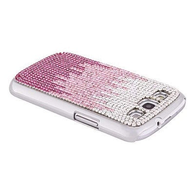 Kalifano Samsung Galaxy SPCG-012C-CLRR - Galaxy S3 Cover with Wavy Design Crystal/Light Rose/Rose Crystal SPCG-012C-CLRR