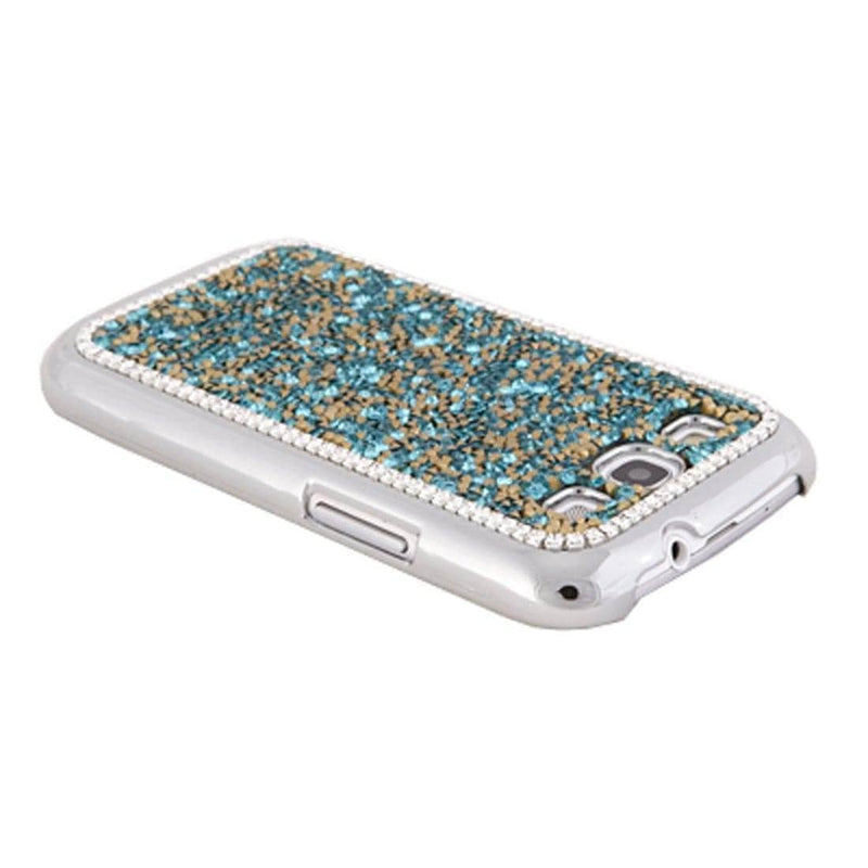 Kalifano Samsung Galaxy SPCG-013-AM - Galaxy S3 Cover made with Aquamarine Crystal & New Element SPCG-013-AM