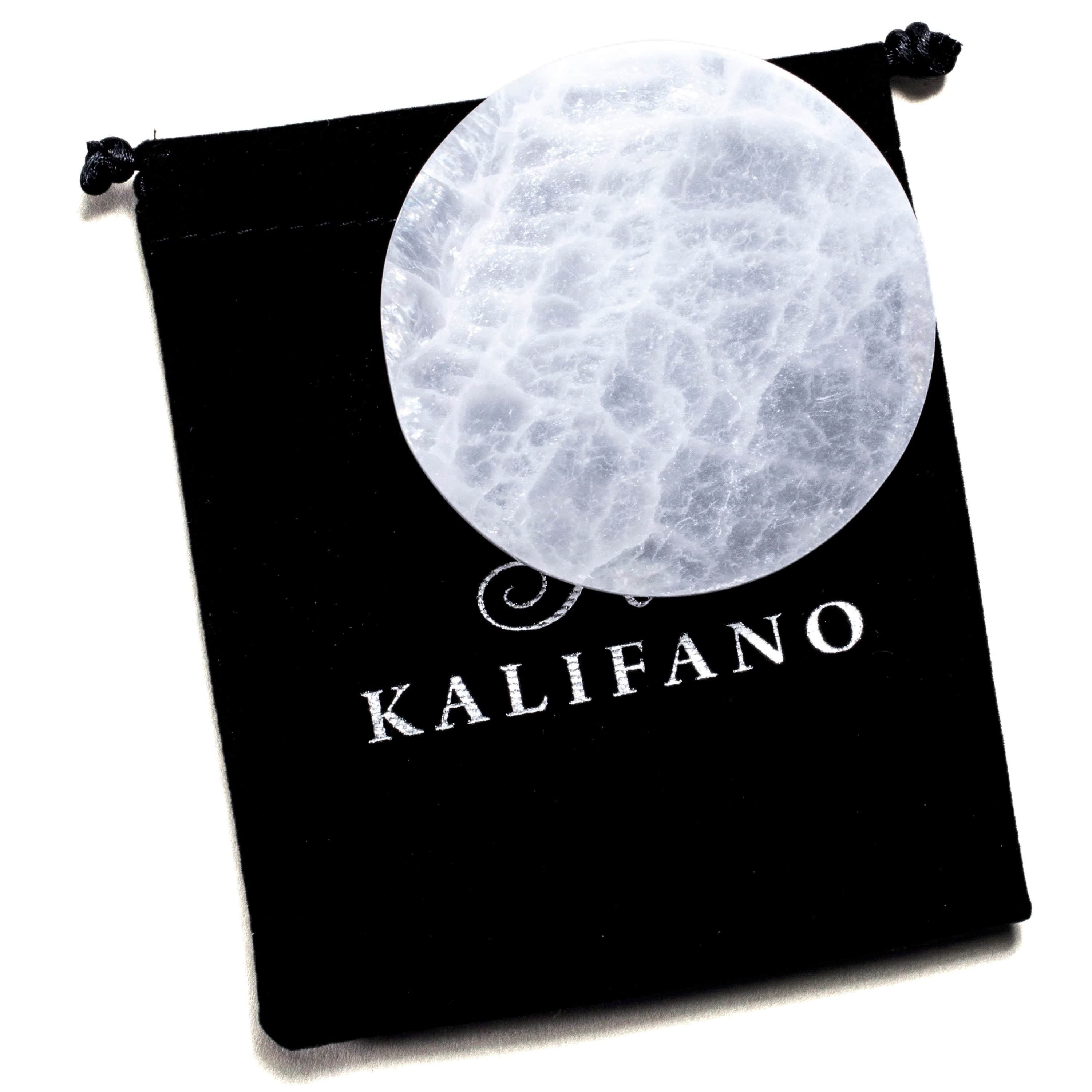 KALIFANO Selenite Selenite Crystal Charging Plate