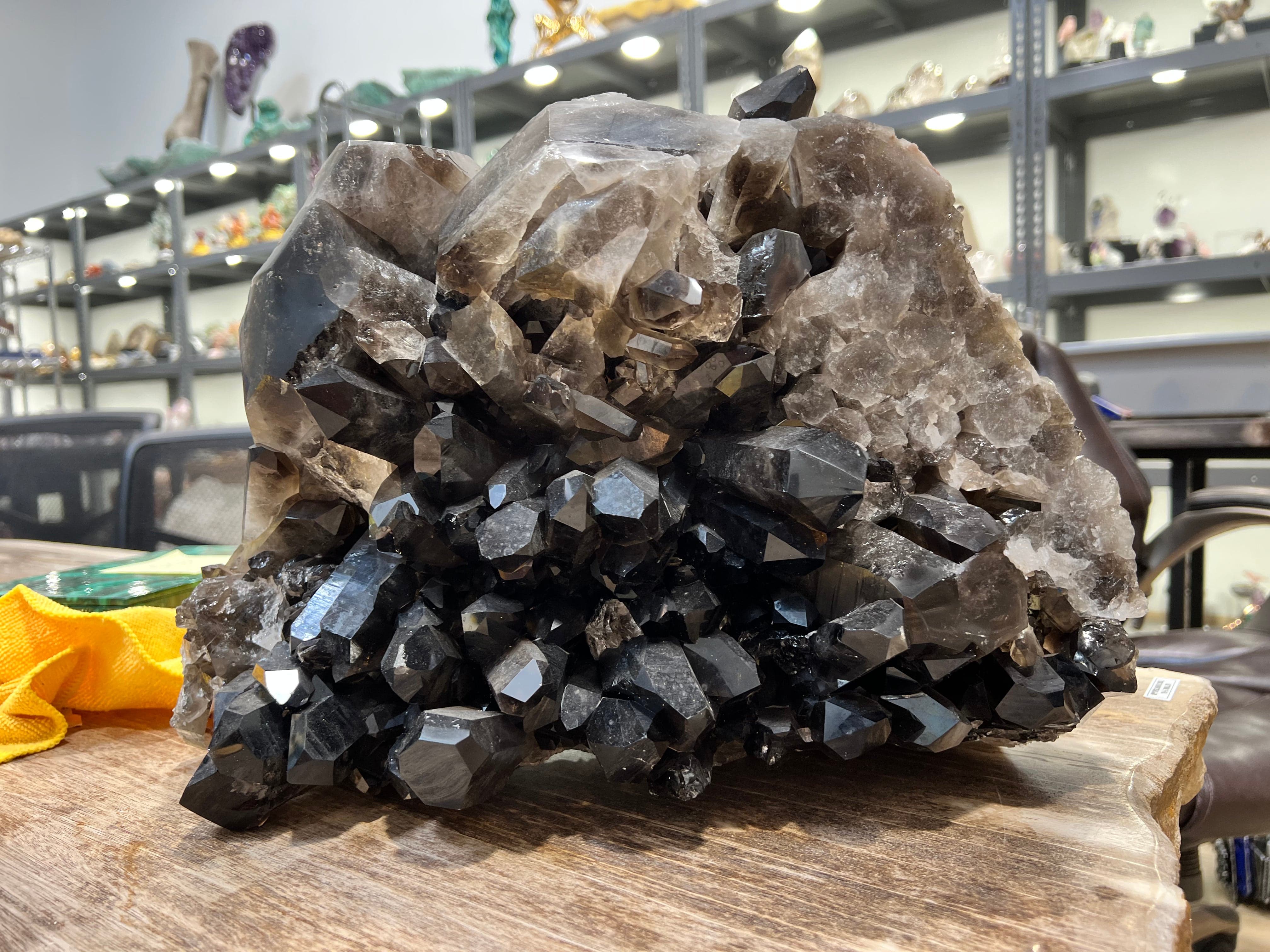 Natural Smoky Quartz Cluster for Sale 22 kg 15 in KALIFANO