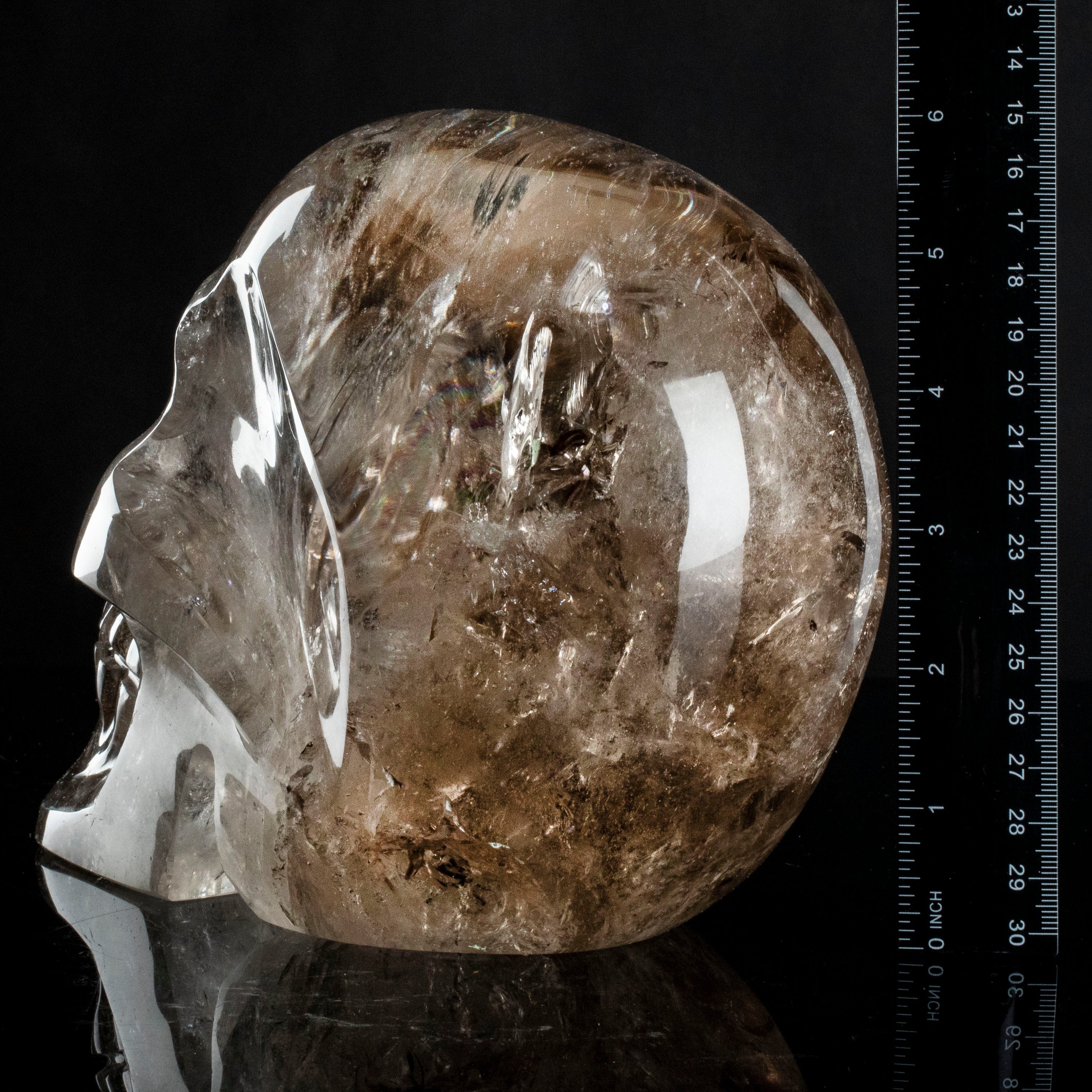 4.5” Brazilian Carved Smokey store Quartz Skull