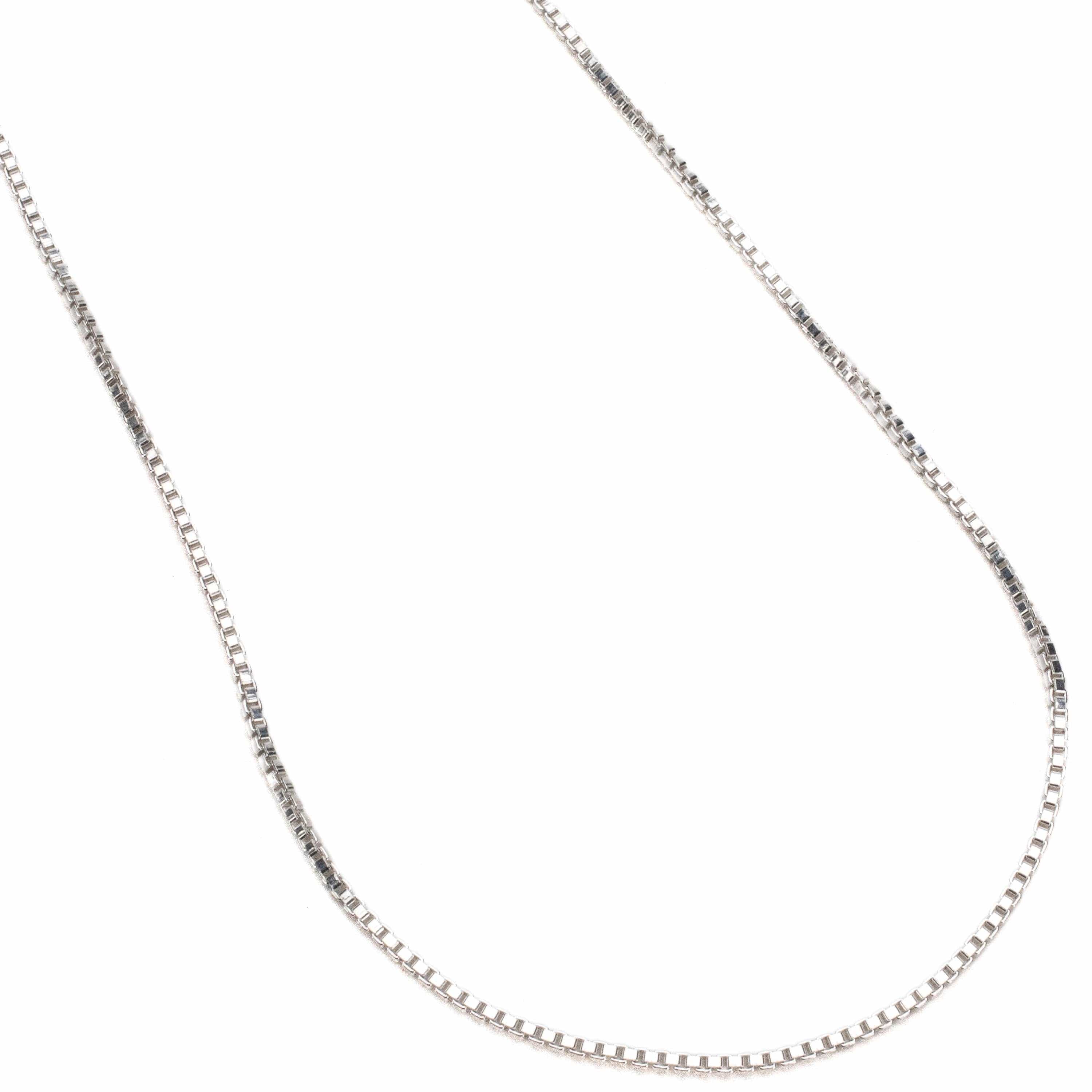 Kalifano Sterling Silver Chains 22" Italian Sterling Silver Box Chain Necklace 1.4mm SC-BXC26-22