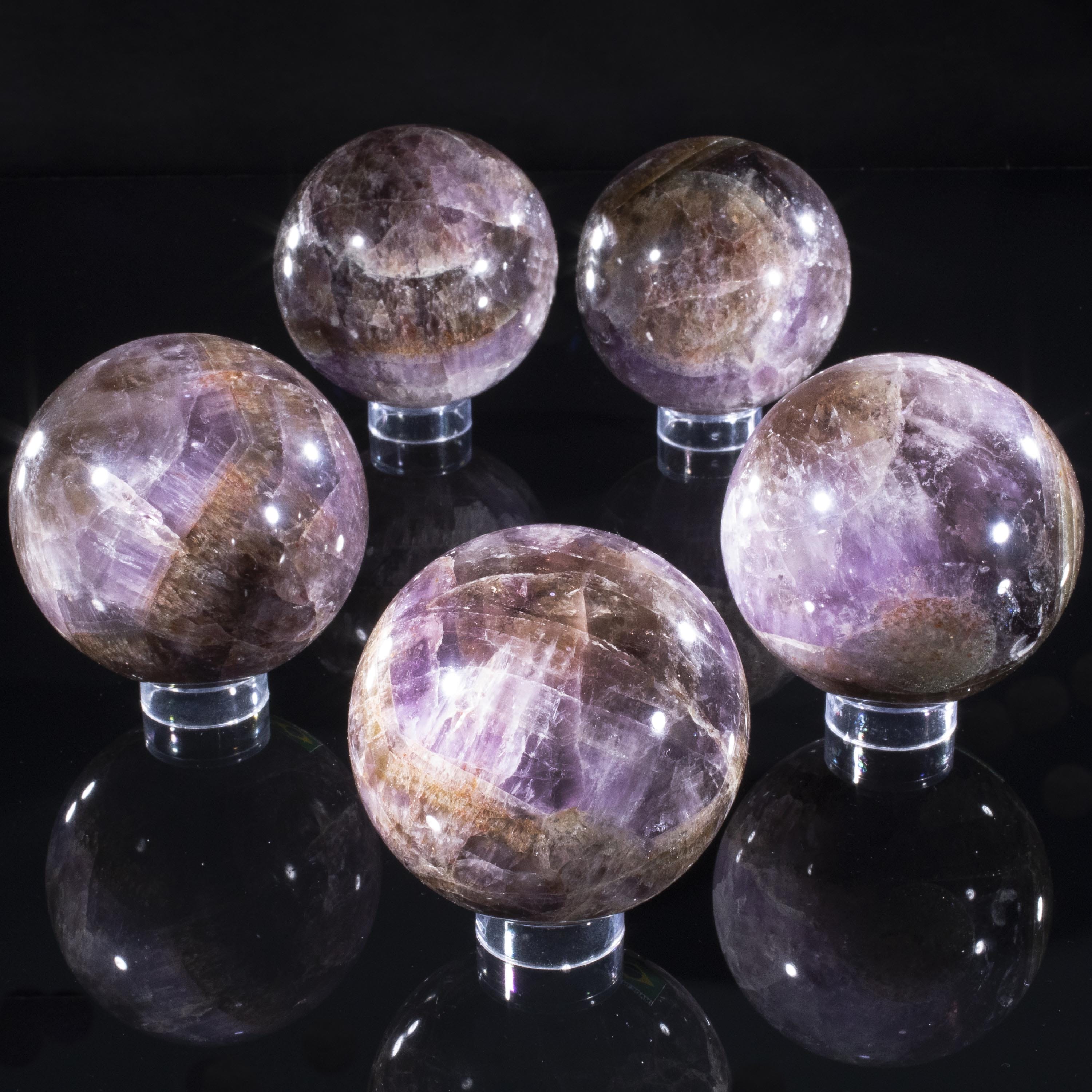Kalifano Super 7 Super 7 Sphere Carving 3.25" / 800 grams SP7-2400