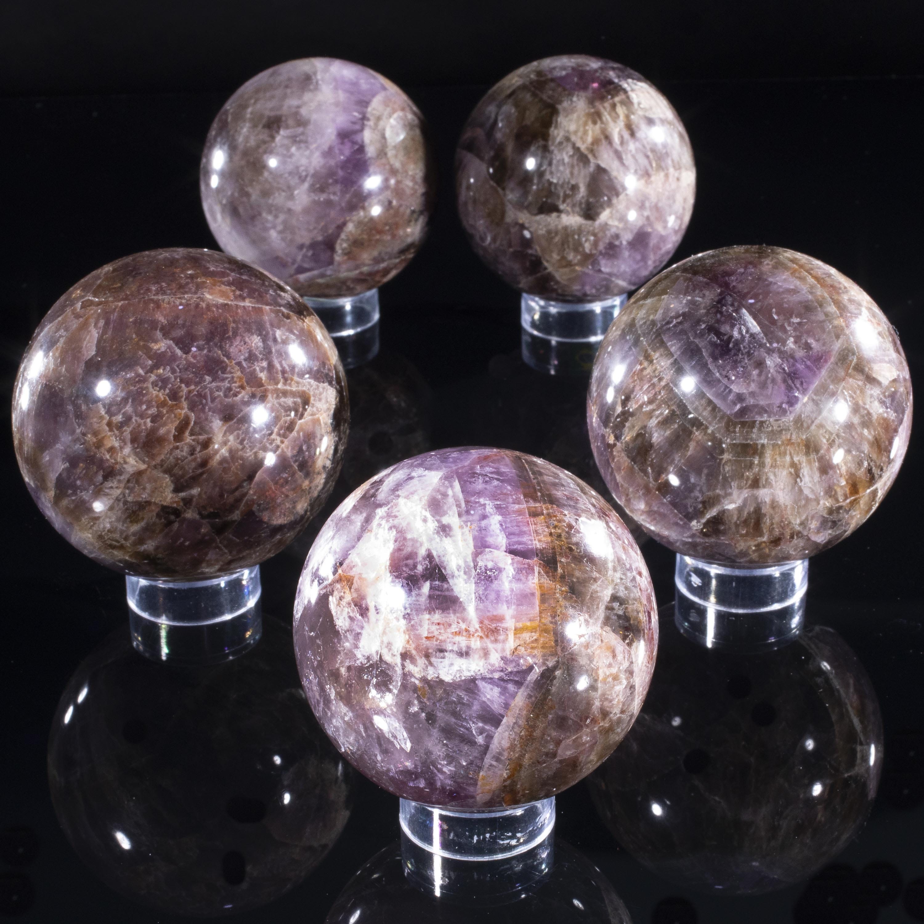 Kalifano Super 7 Super 7 Sphere Carving 3" / 600 grams SP7-1800