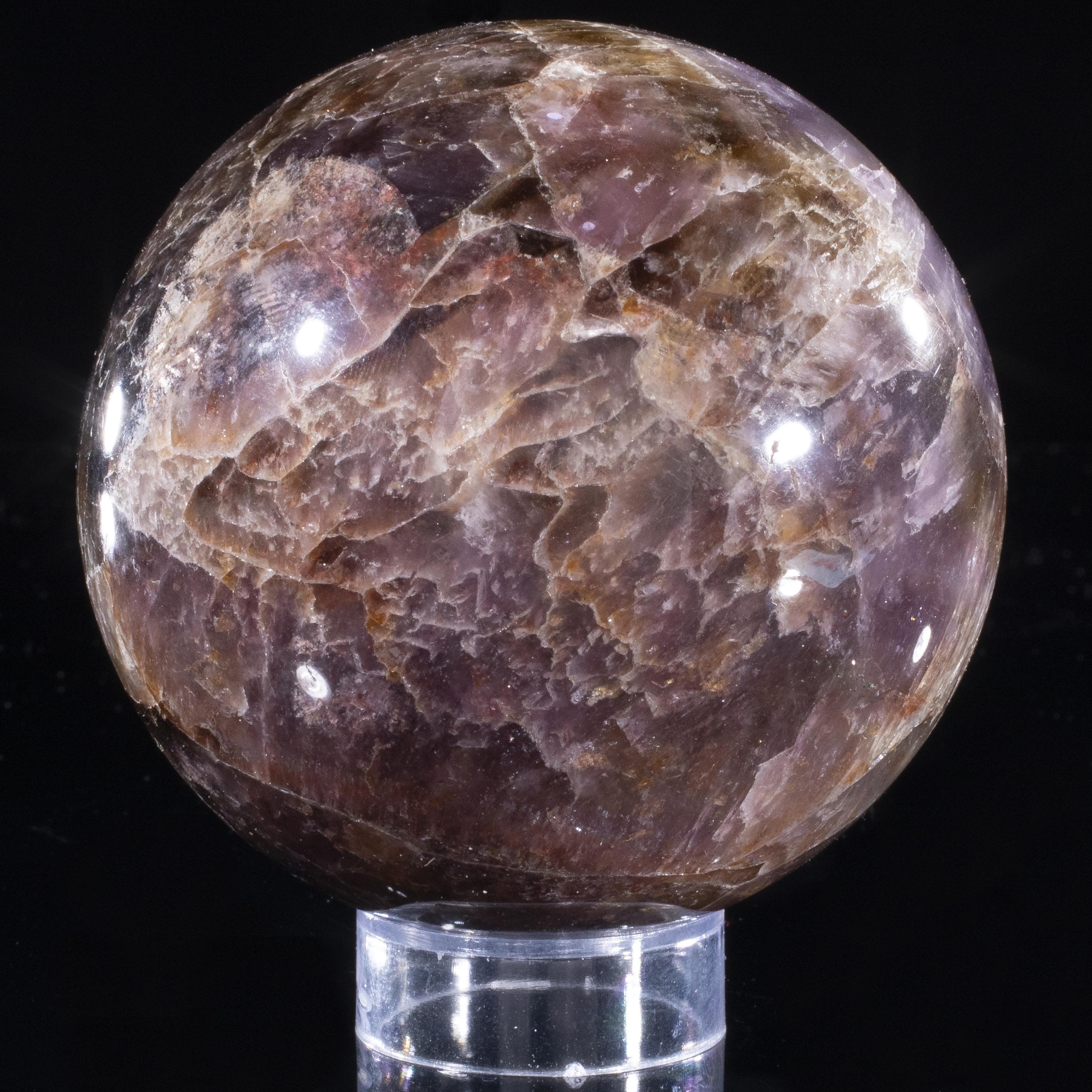 Kalifano Super 7 Super 7 Sphere Carving 3" / 600 grams SP7-1800