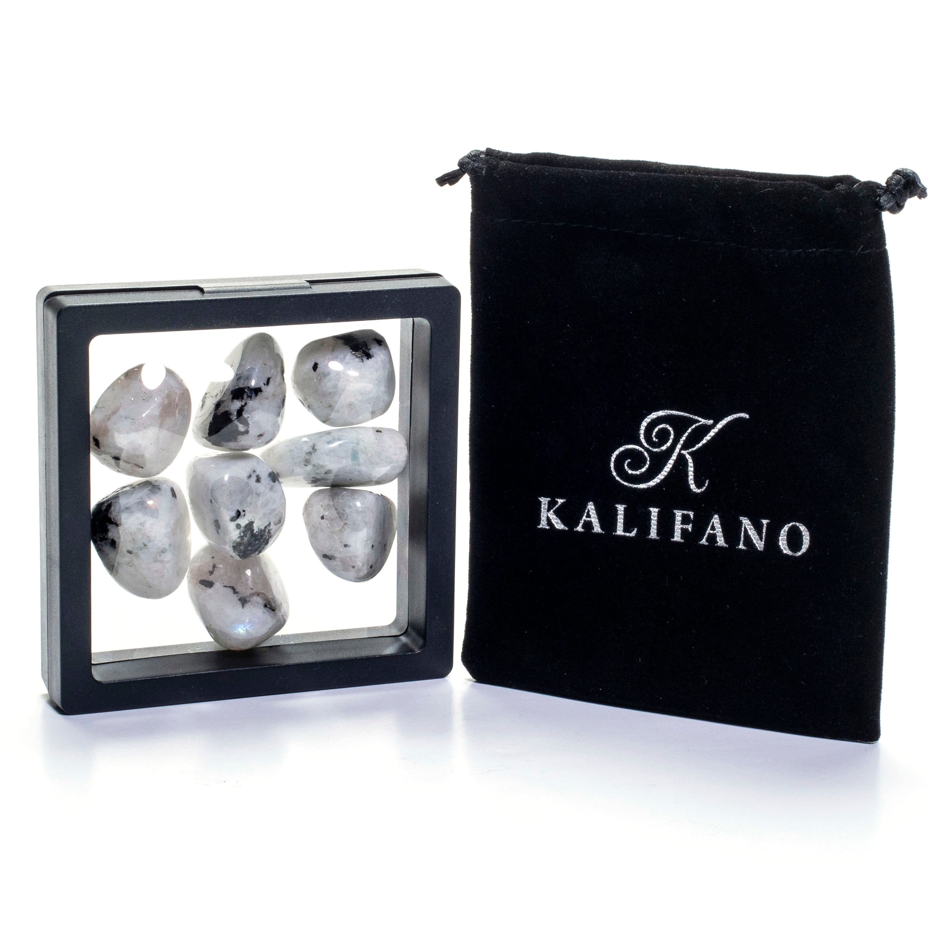 KALIFANO Tumbled Natural Moonstone Crystals TS-MSN