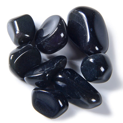 Kalifano TUMBLED STONES Natural Obsidian Tumbled Stone TS-OB